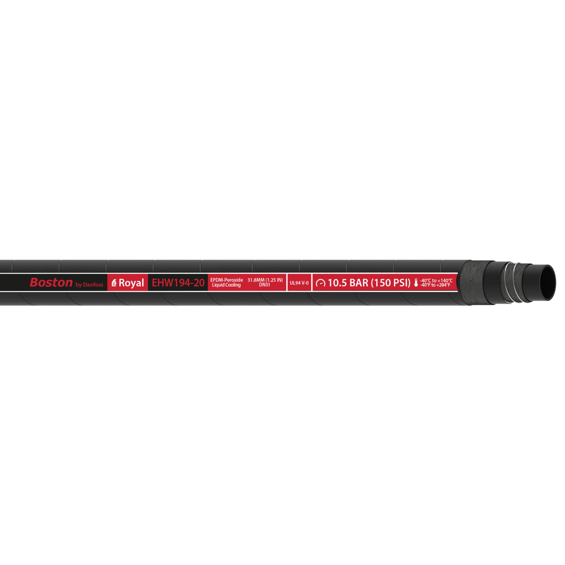 Boston by Danfoss Royal EHW194-20 Hose (RED) (CENTER)