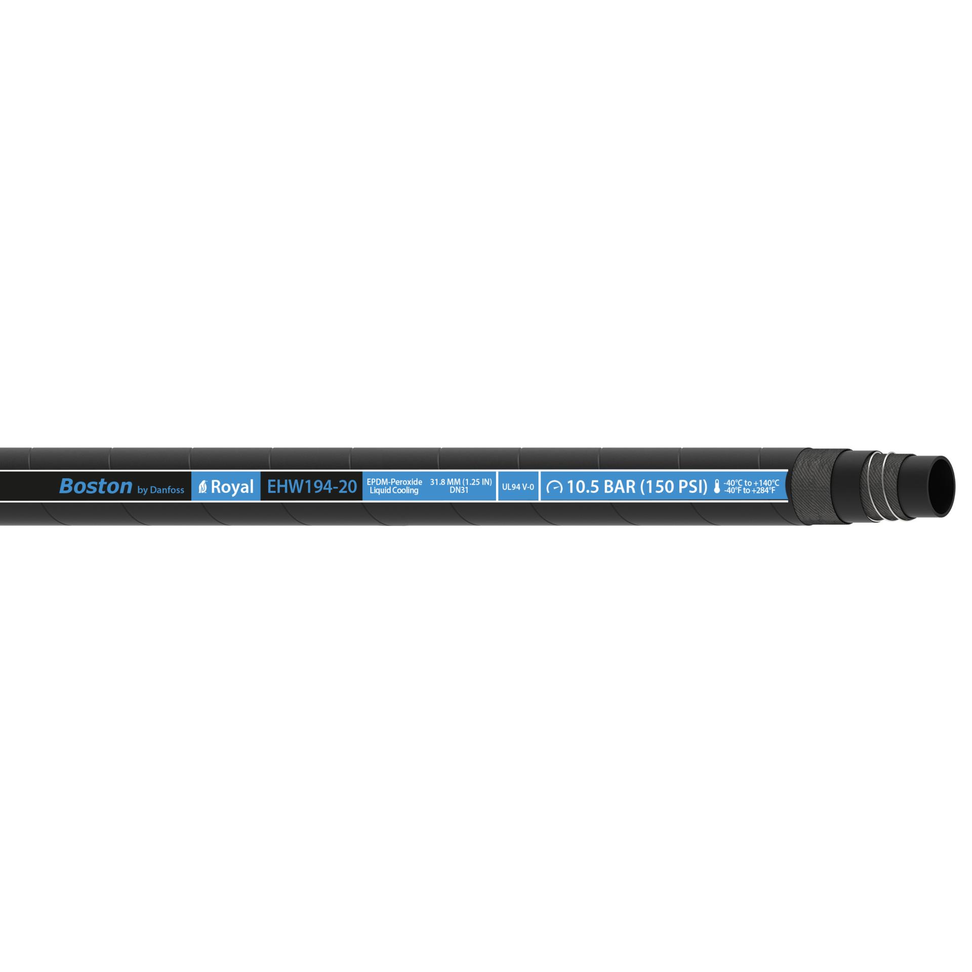 Boston by Danfoss Royal EHW194-20 Hose (BLUE) (CENTER)