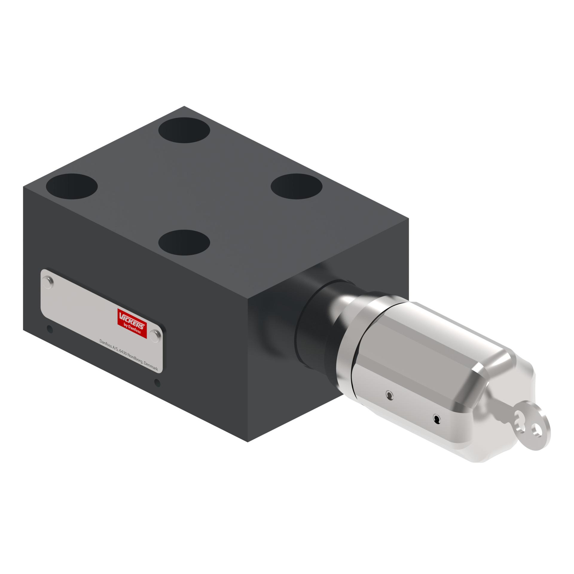 Slip-in cartridge valve pressure relief cover CVCS-16-C-30 (AUXILIARY)