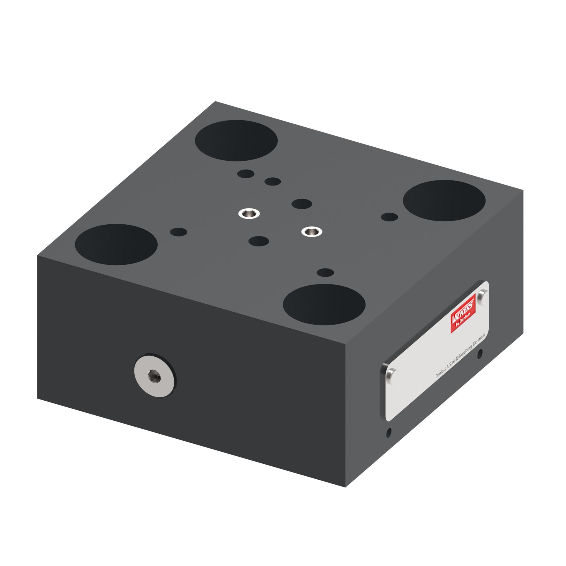 Slip-in cartridge valve directional cover with size 03 pilot interface CVCS-25-D3-30 (RIGHT)