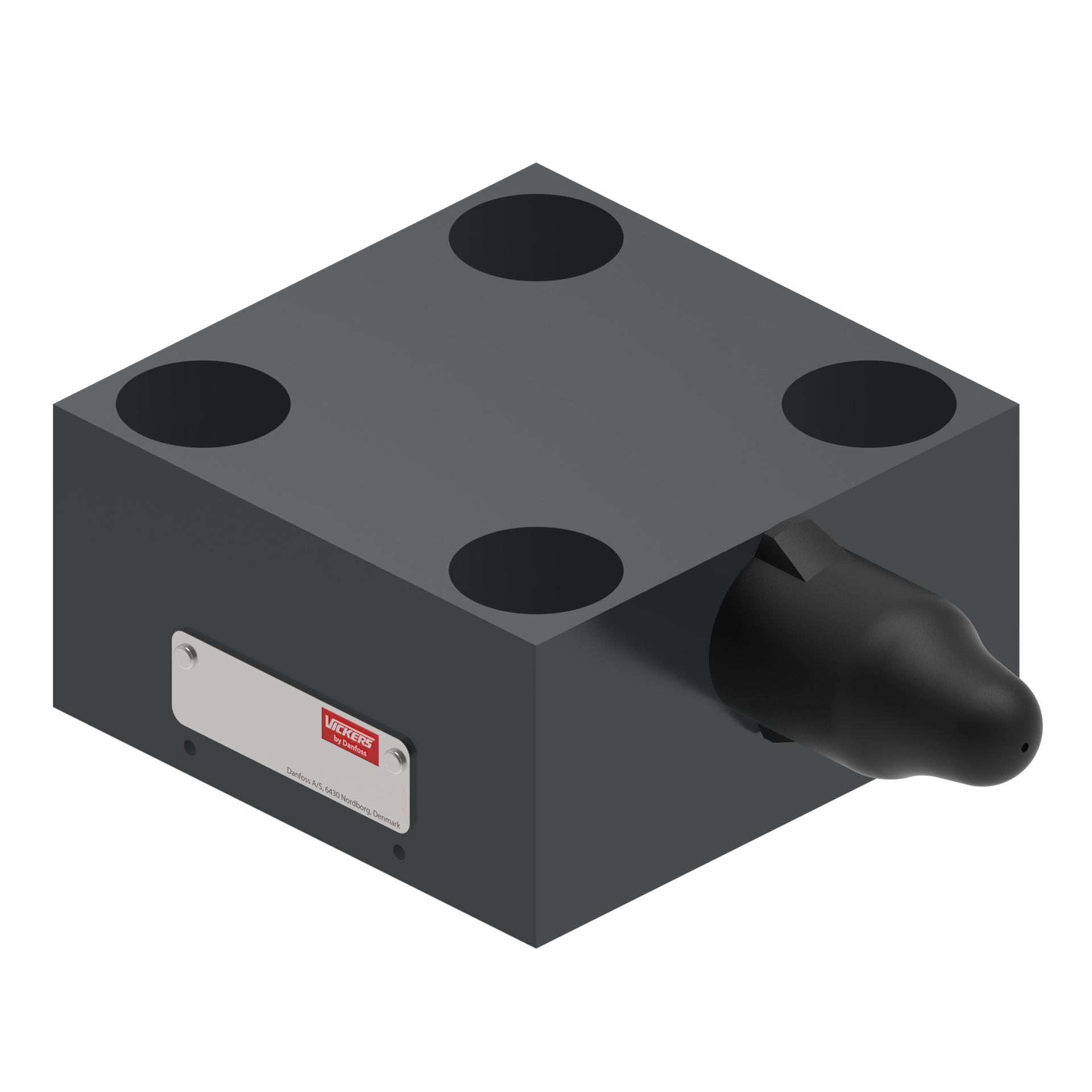 Slip-in cartridge valve pressure relief cover CVCS-32-C-30 (AUXILIARY)