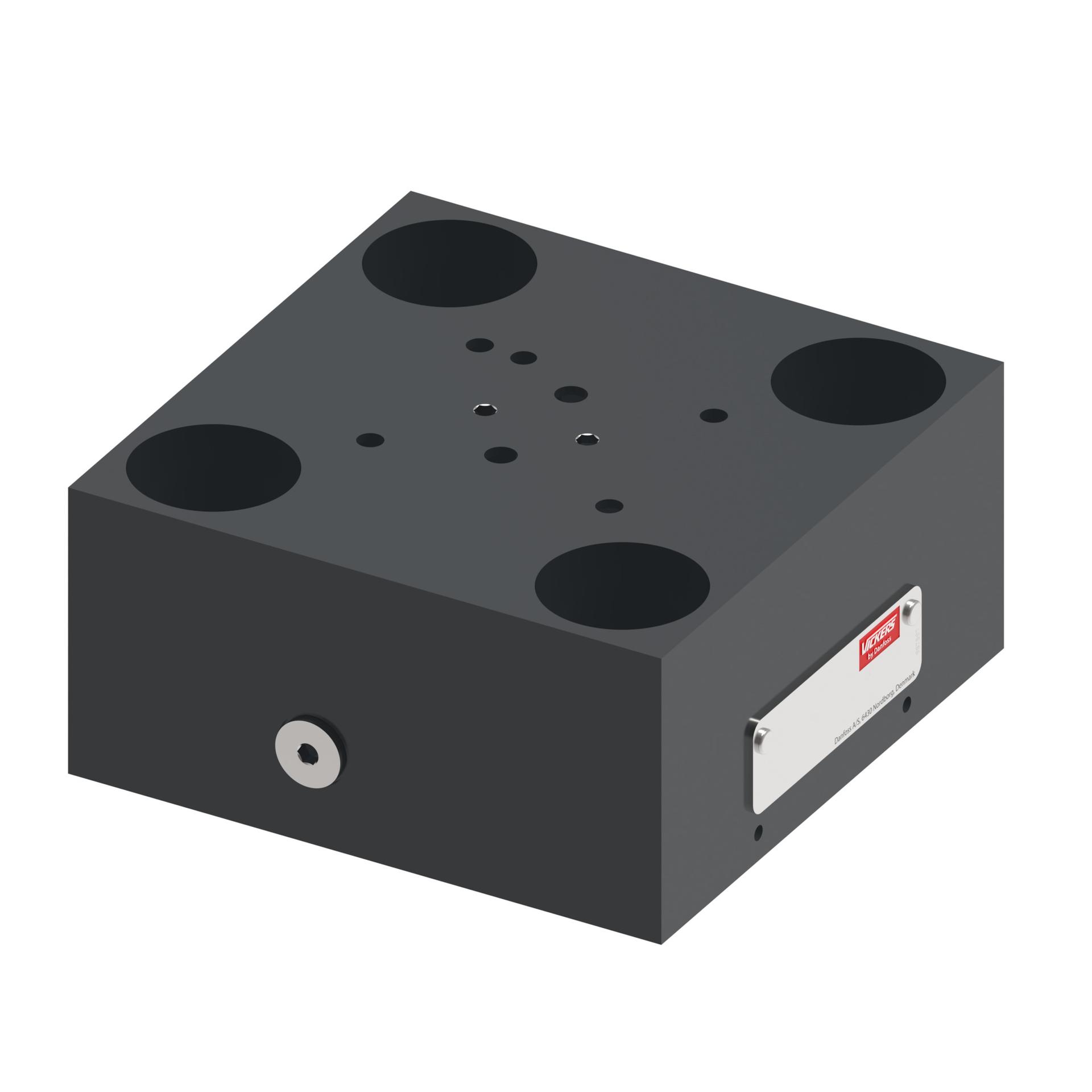 Slip-in cartridge valve directional cover with size 03 pilot interface CVCS-32-D3-30 (RIGHT)