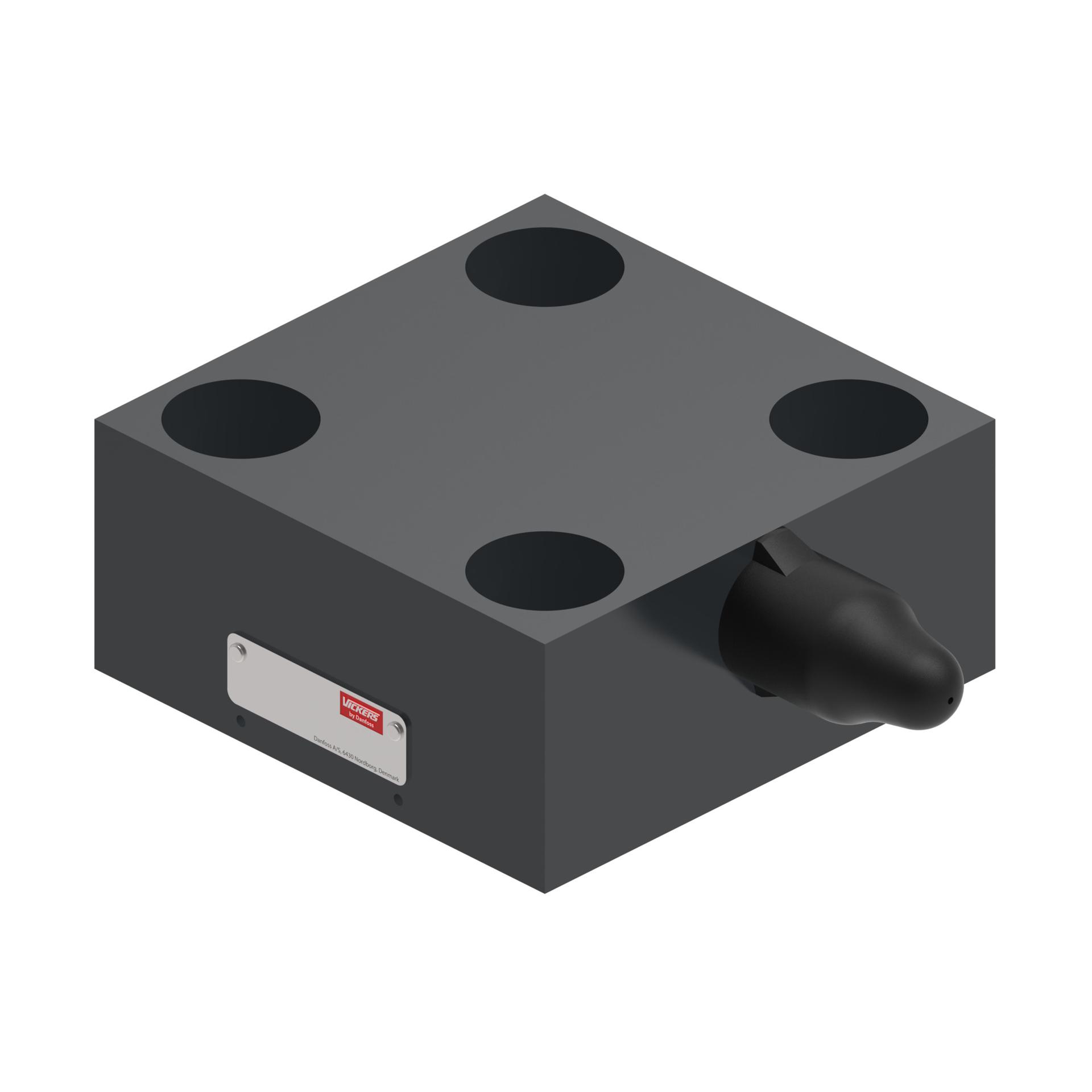 Slip-in cartridge valve pressure relief cover CVCS-40-C3-30 (AUXILIARY)