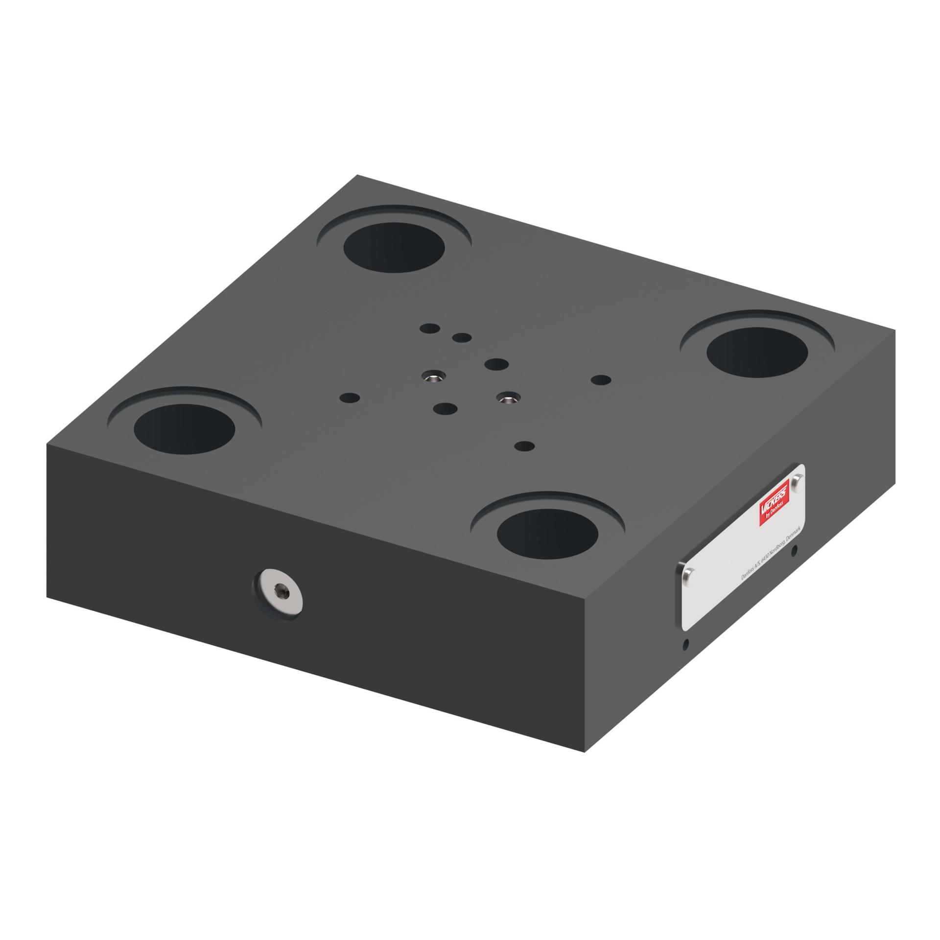 Slip-in cartridge valve directional cover with size 03 pilot interface CVCS-40-D3-30 (RIGHT)