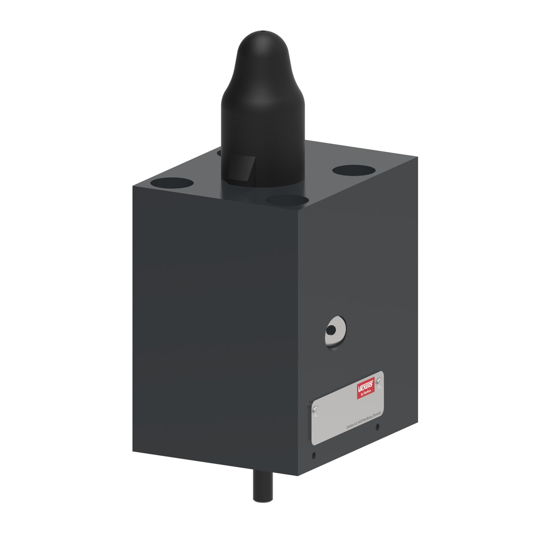 Slip-in cartridge valve stroke adjuster cover with size 03 pilot interface CVCS-16-A3-30 (RIGHT)