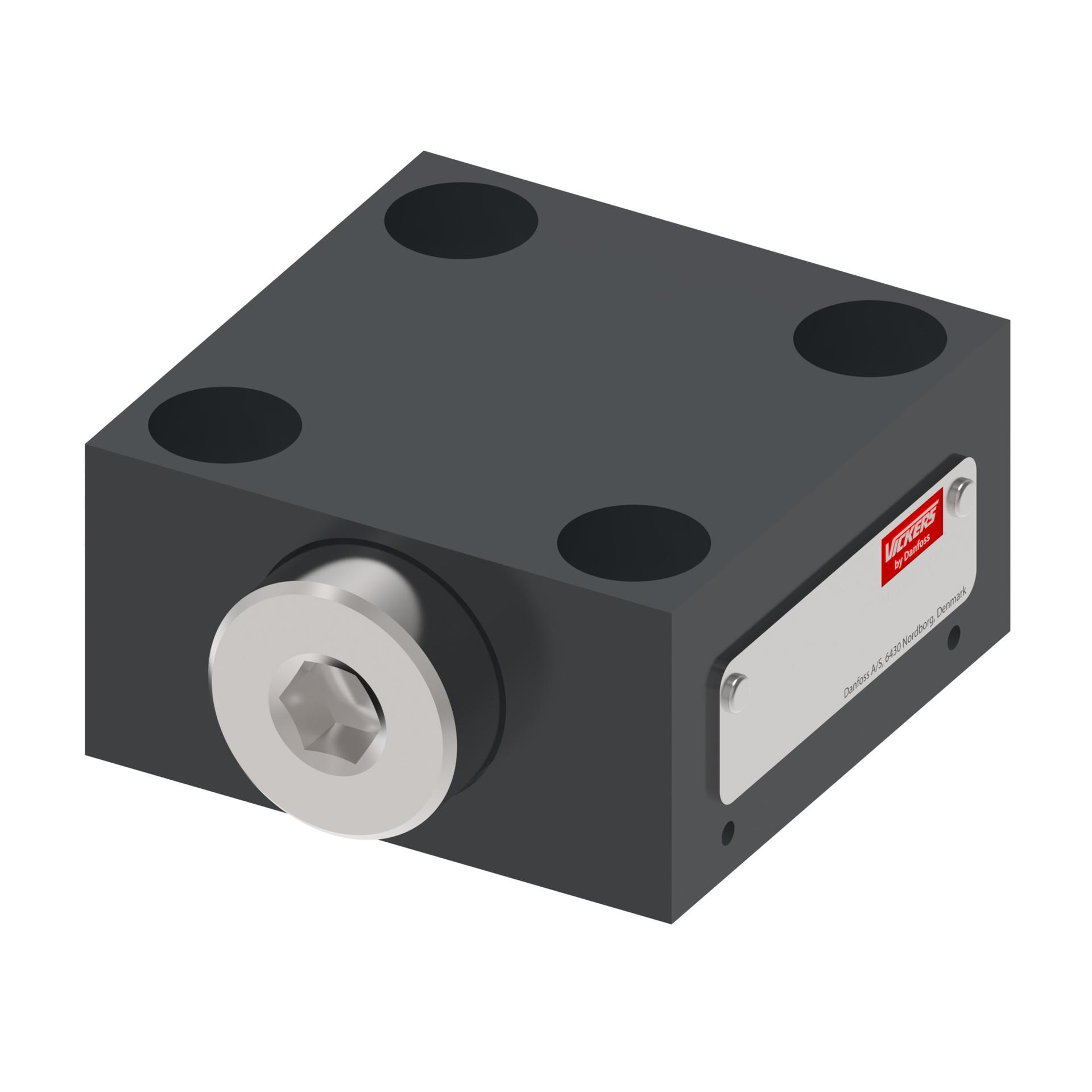 Slip-in cartridge valve pilot check cover CVCS-16-PC-30 (RIGHT)
