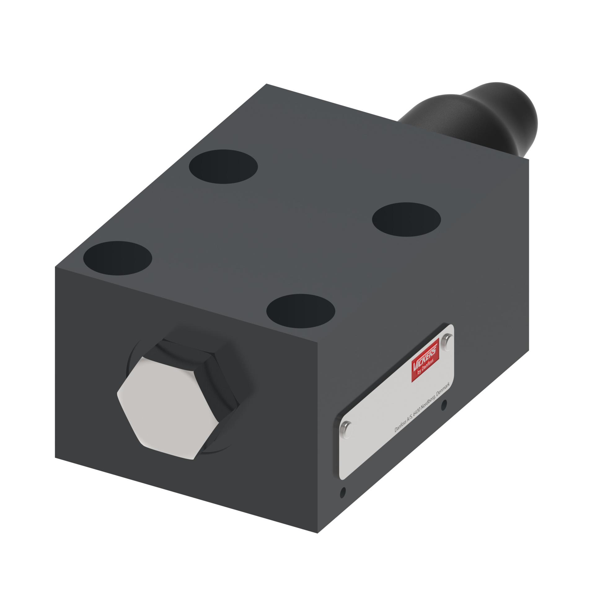 Slip-in cartridge valve unloader relief cover CVCS-16-U-30 (RIGHT)