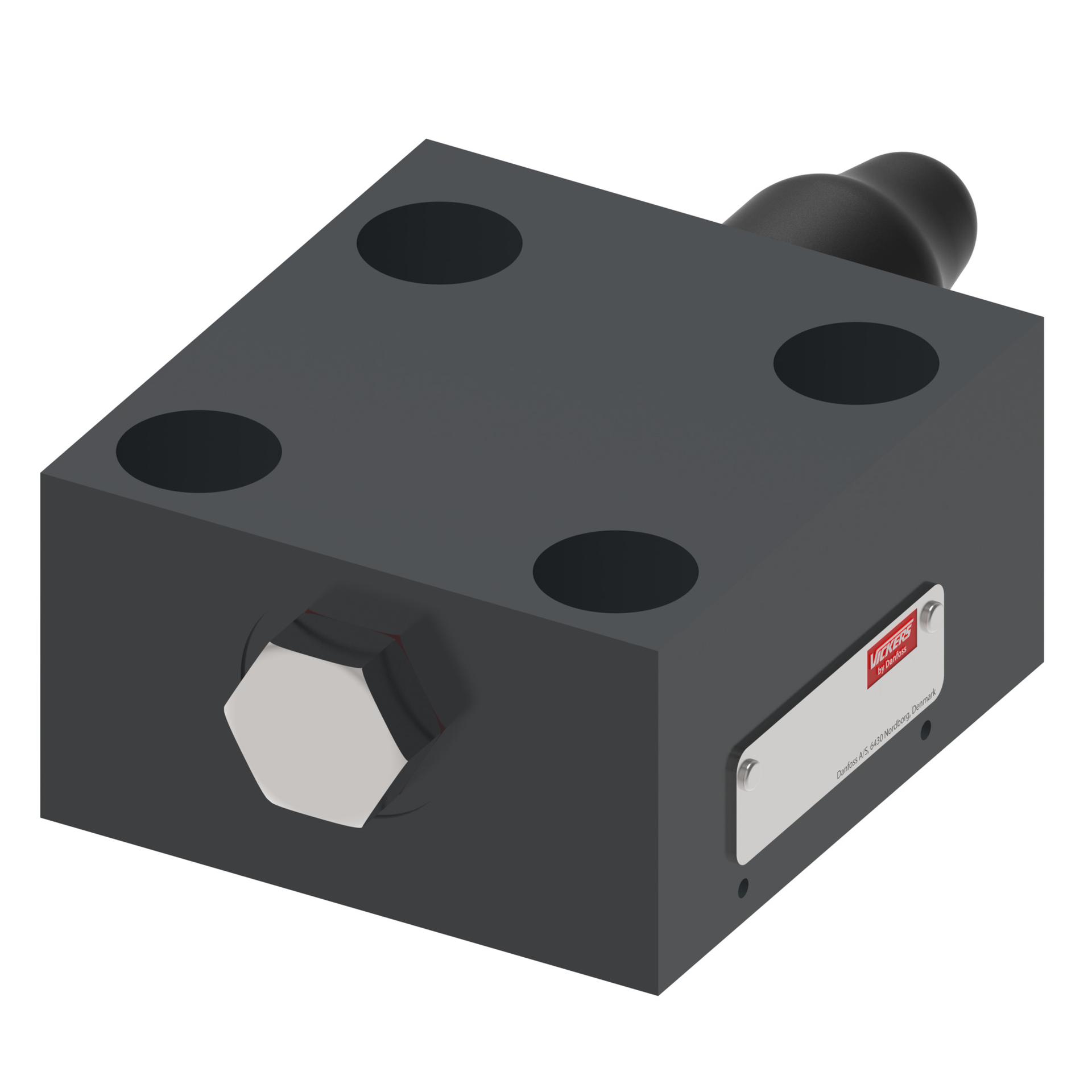 Slip-in cartridge valve reducer cover CVCS-25-X-30 (RIGHT)