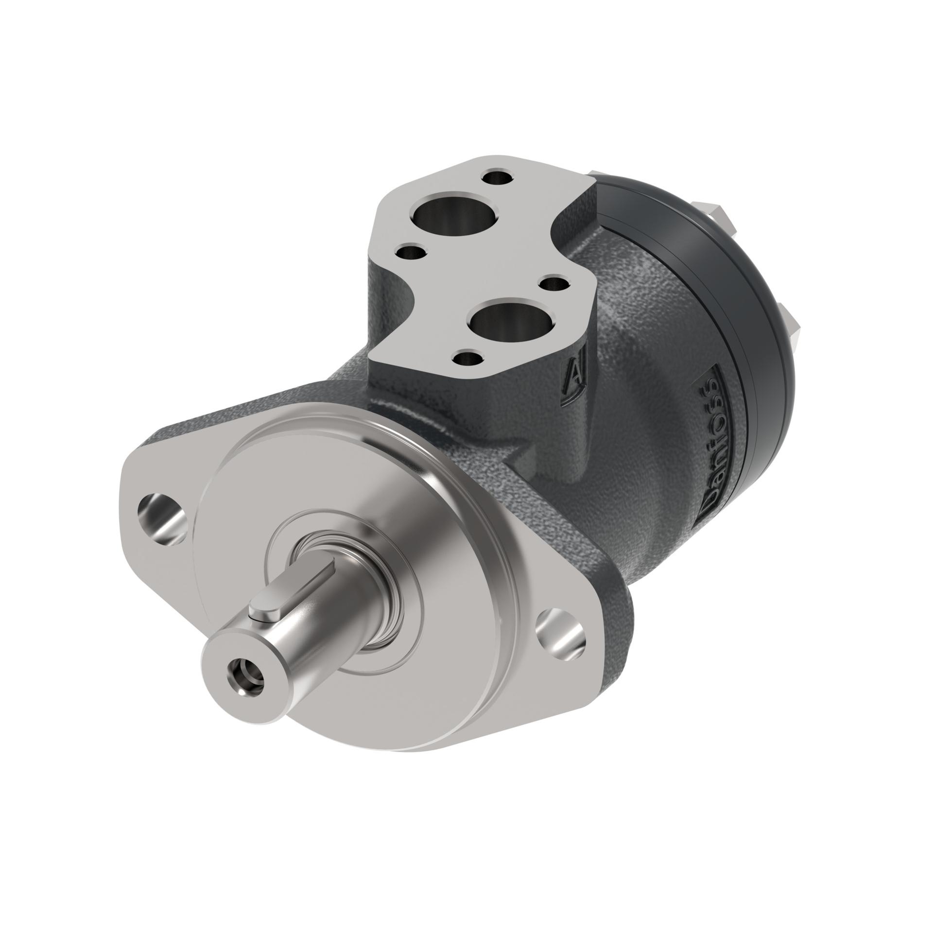 Danfoss Orbitron ODP Series 2-bolt A side port staggered with 4 block mounting threads (RIGHT)