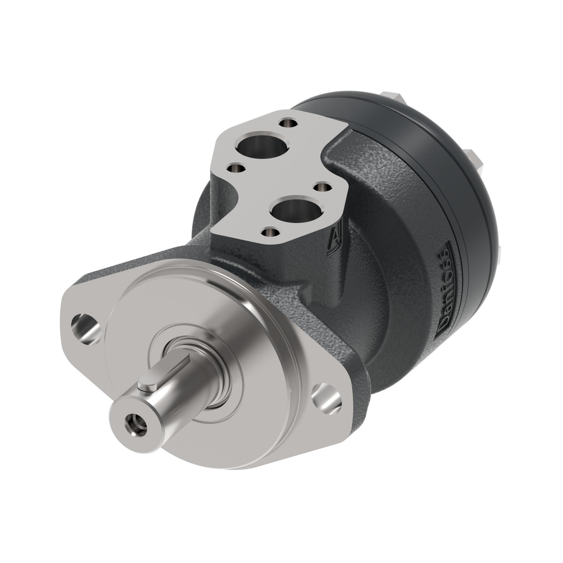 Danfoss Orbitron ODR Series 2-bolt A side port staggered with 4 block mounting threads (RIGHT)