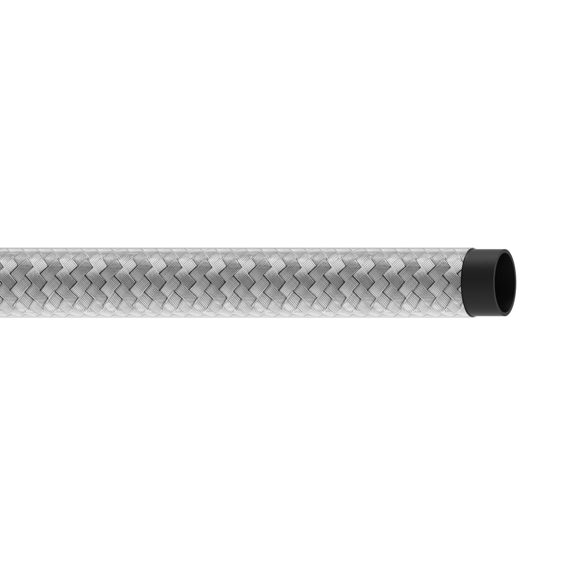 One wire braid hose H5 Series hose - Metallic silver (CENTER)