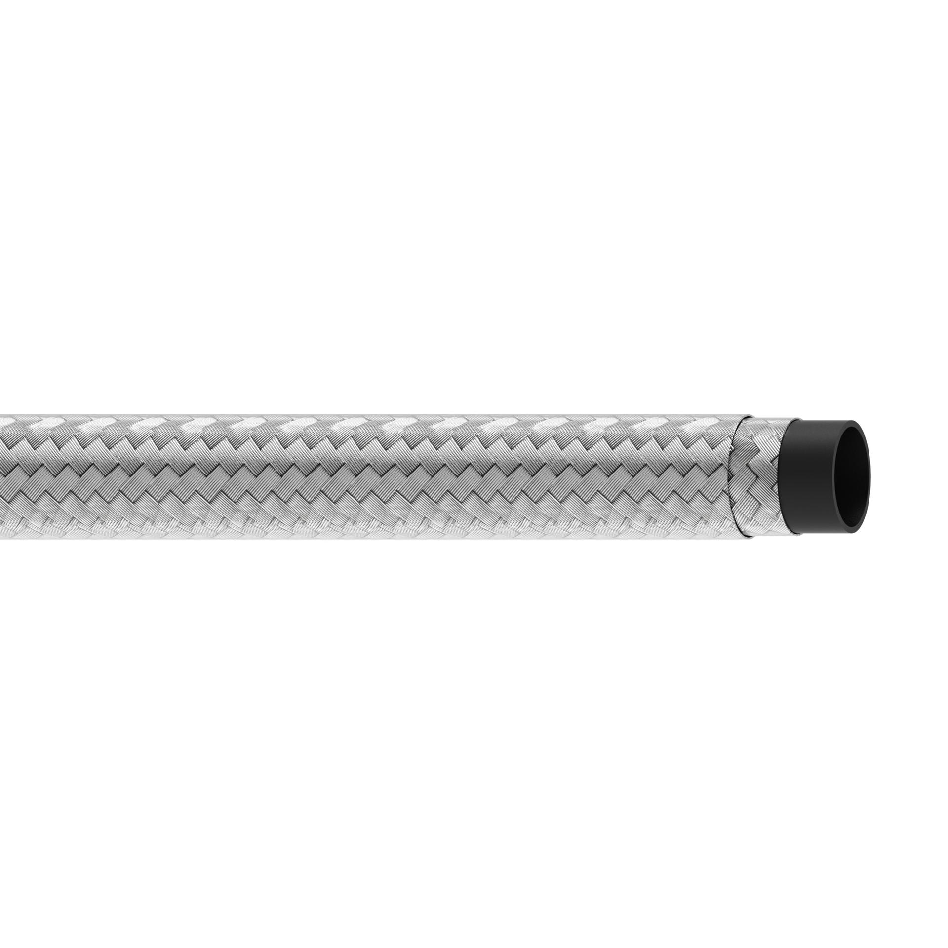 Two wire braid hose H5 Series hose - Metallic silver (CENTER)