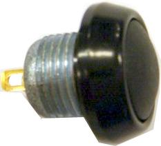 Black Round Button