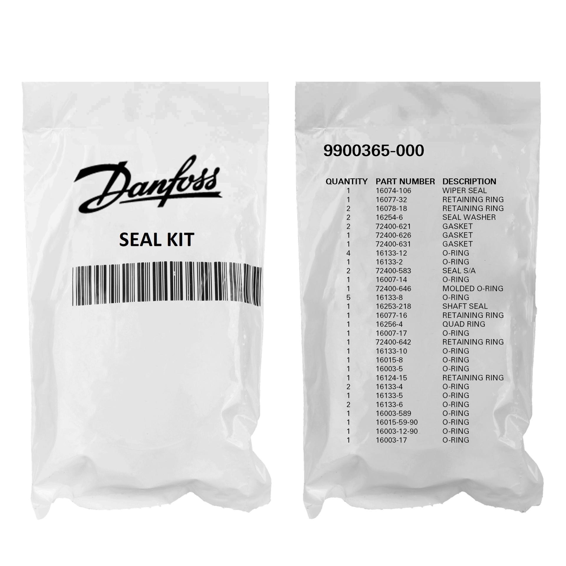 Danfoss Piston Pump Accessory Repair Kit 9900365-000 (PACKAGE)