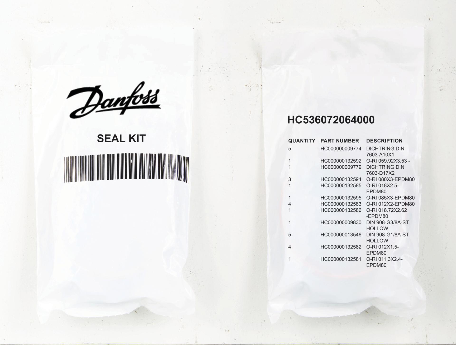 Danfoss Hydrokraft Piston Pump Accessory Seal Kit HC536072064000 (PACKAGE)
