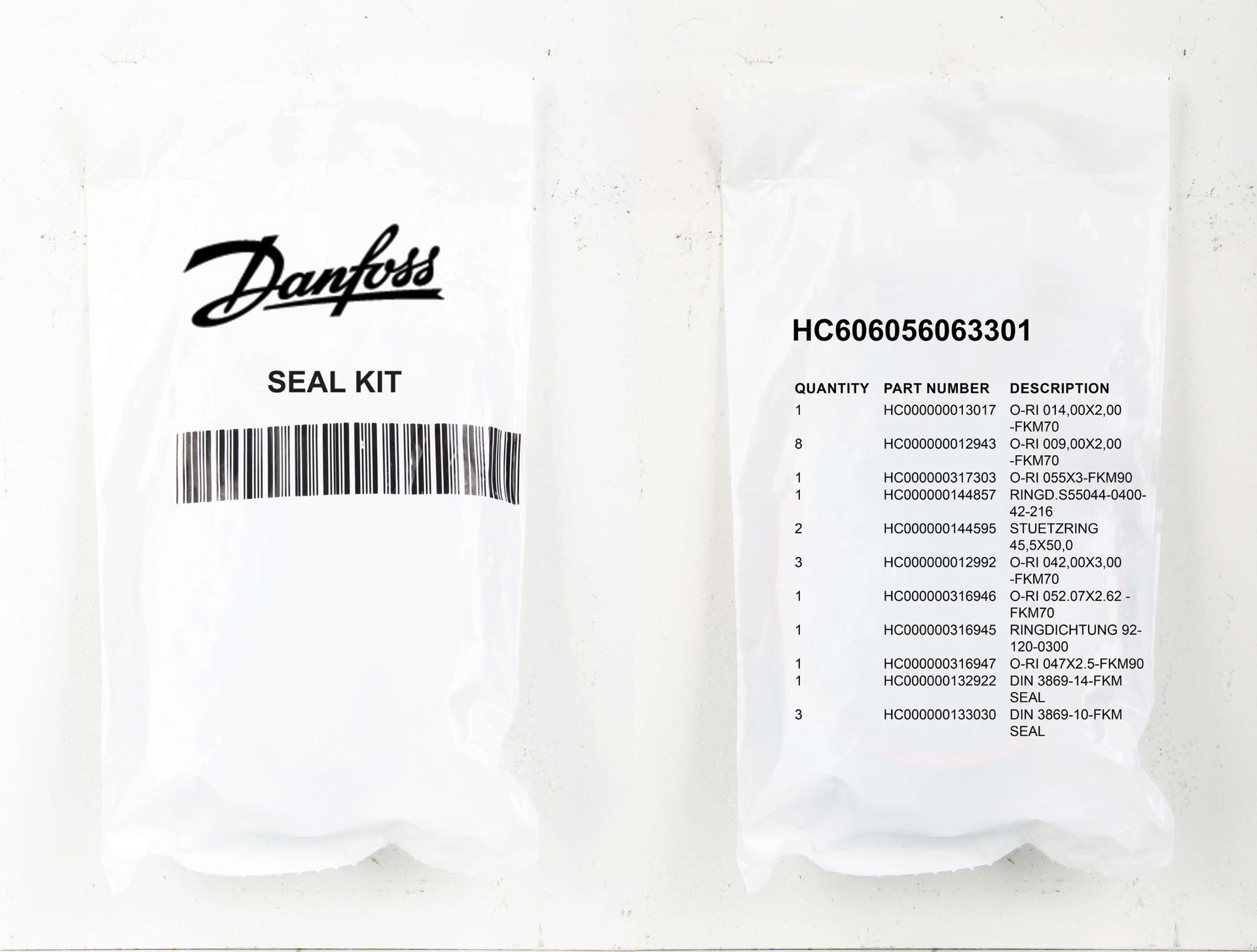 Danfoss Hydrokraft Piston Pump Accessory Seal Kit HC606056063301 (PACKAGE)