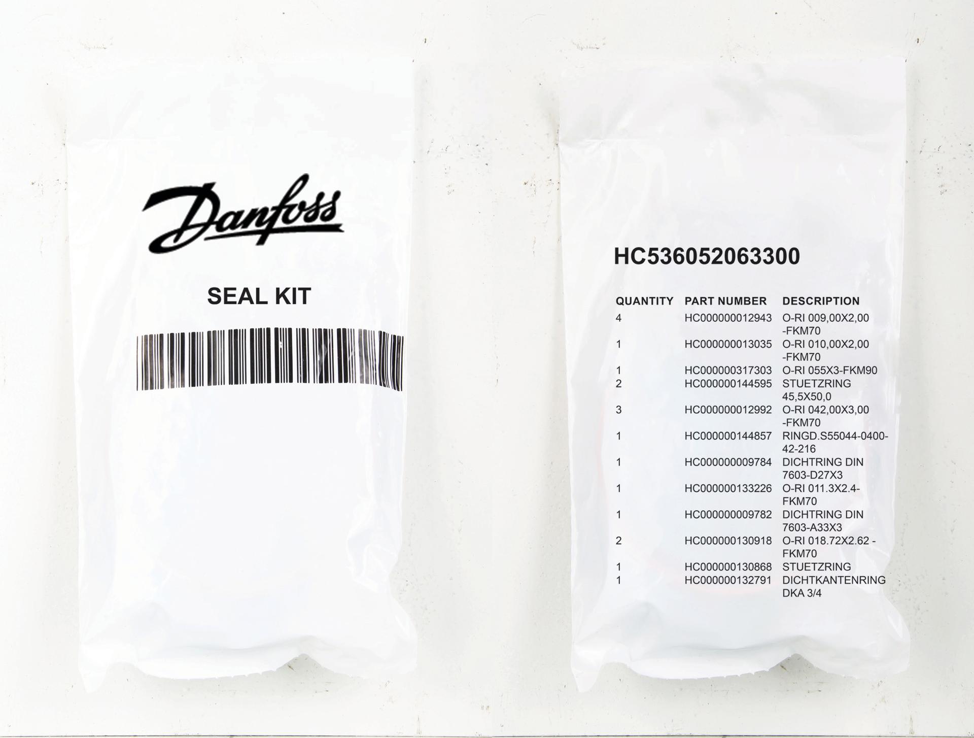 Danfoss Hydrokraft Piston Pump Accessory Seal Kit HC536052063300 (PACKAGE)