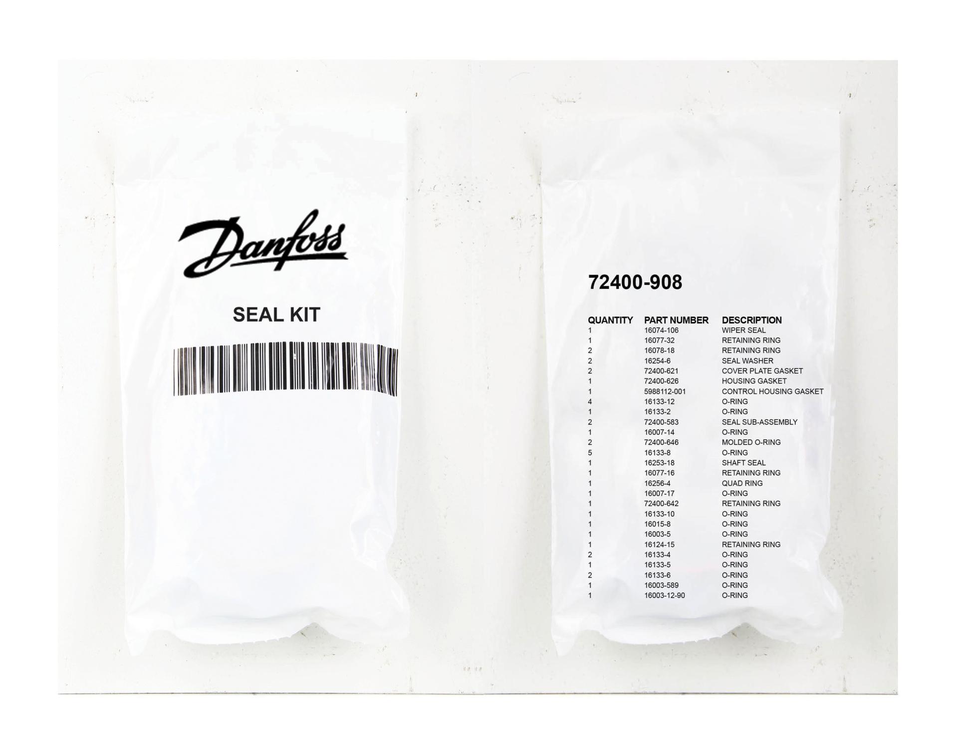 Danfoss Piston Pump Accessory Repair Kit 72400-908 (PACKAGE)