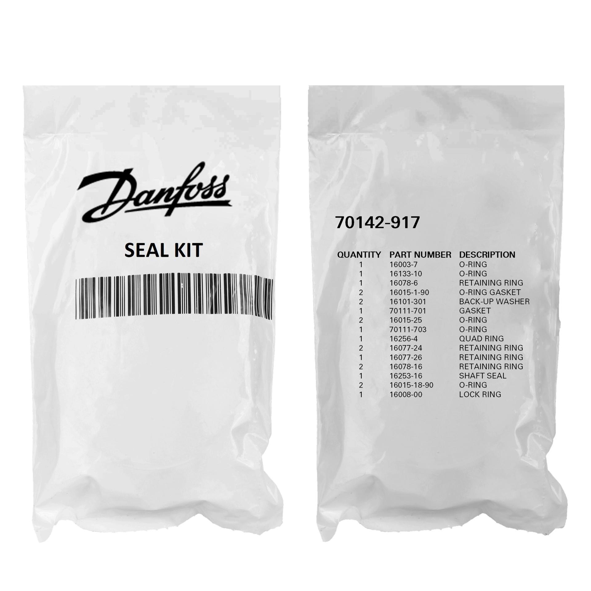 Danfoss Piston Pump Accessory Repair Kit 70142-917 (PACKAGE)