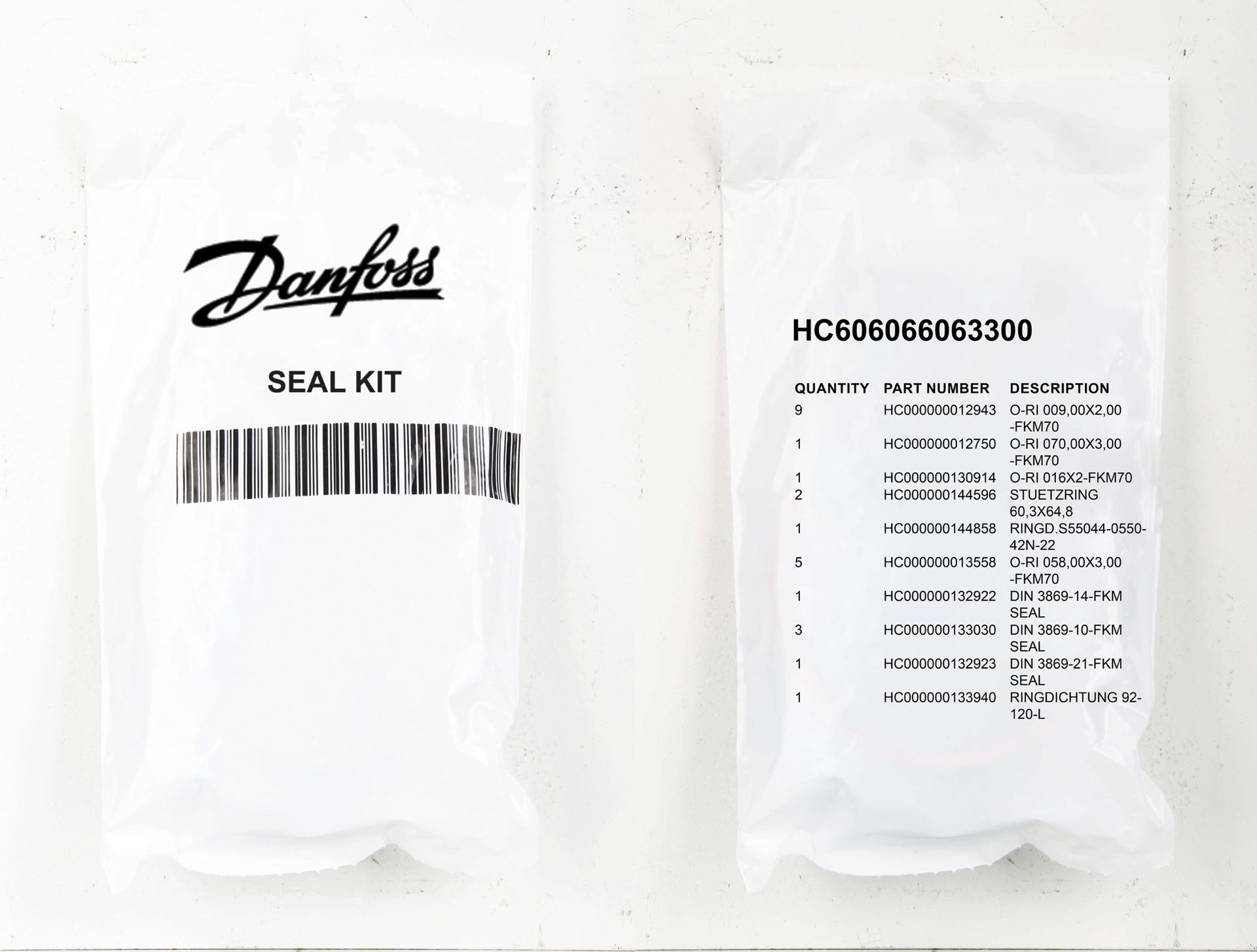 Danfoss Hydrokraft Piston Pump Accessory Seal Kit HC606066063300 (PACKAGE)