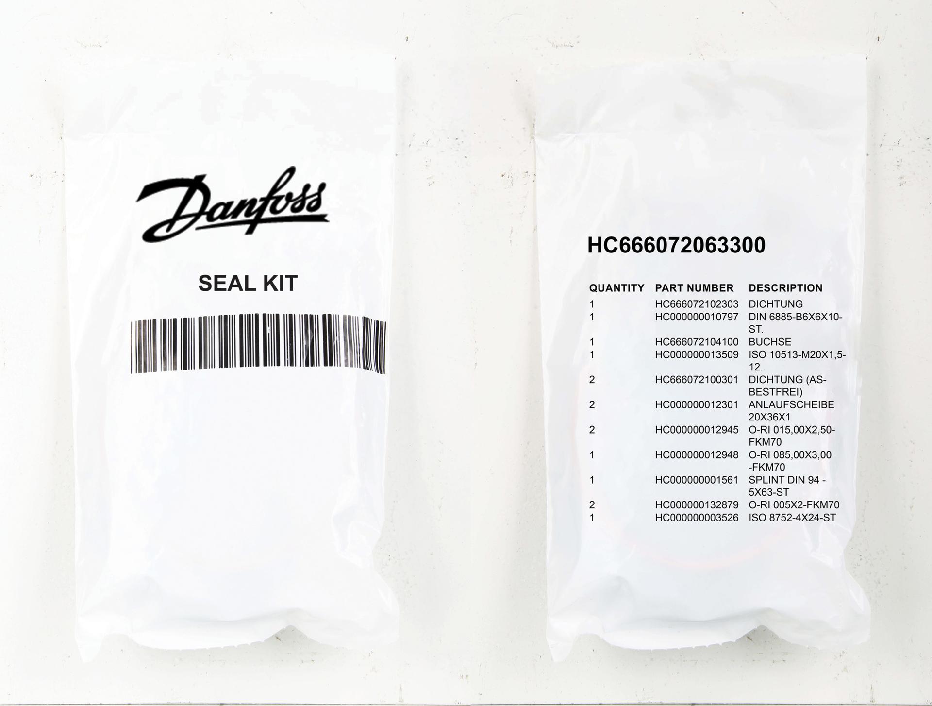 Danfoss Hydrokraft Piston Pump Accessory Seal Kit HC666072063300 (PACKAGE)
