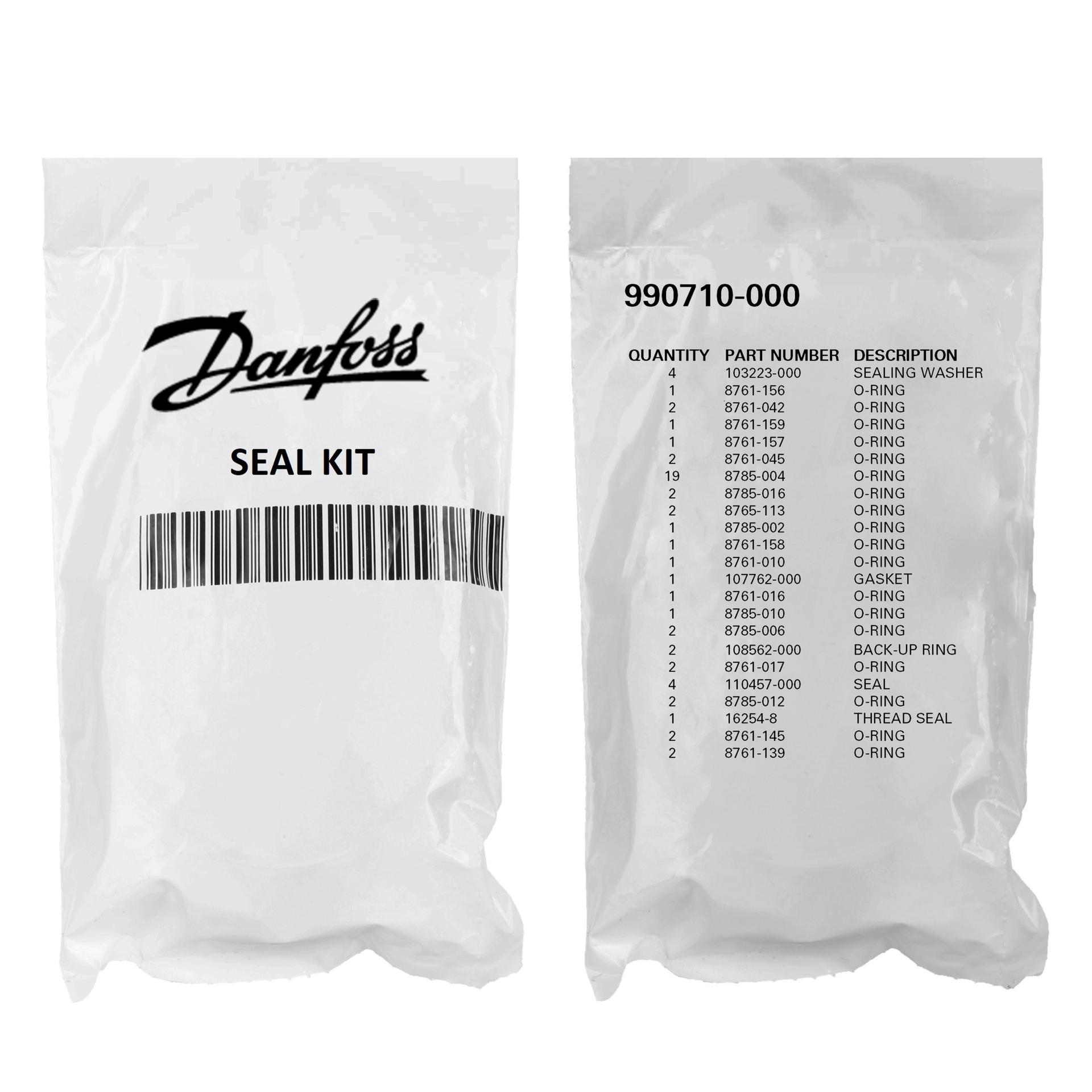 Danfoss Piston Pump Accessory Gasket Kit 990710-000 (PACKAGE)