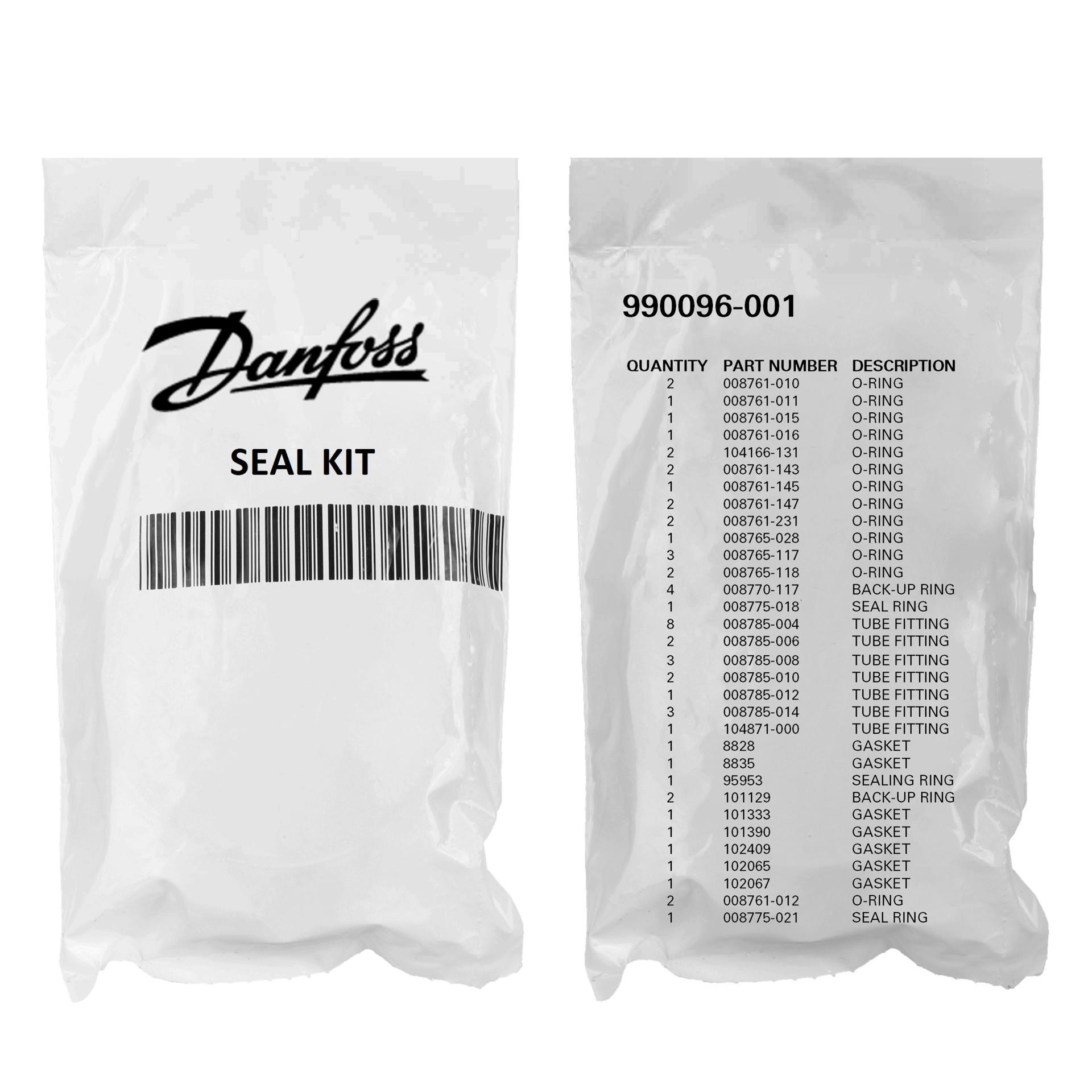 Danfoss Piston Pump Accessory Seal Kit 990096-001 (PACKAGE)