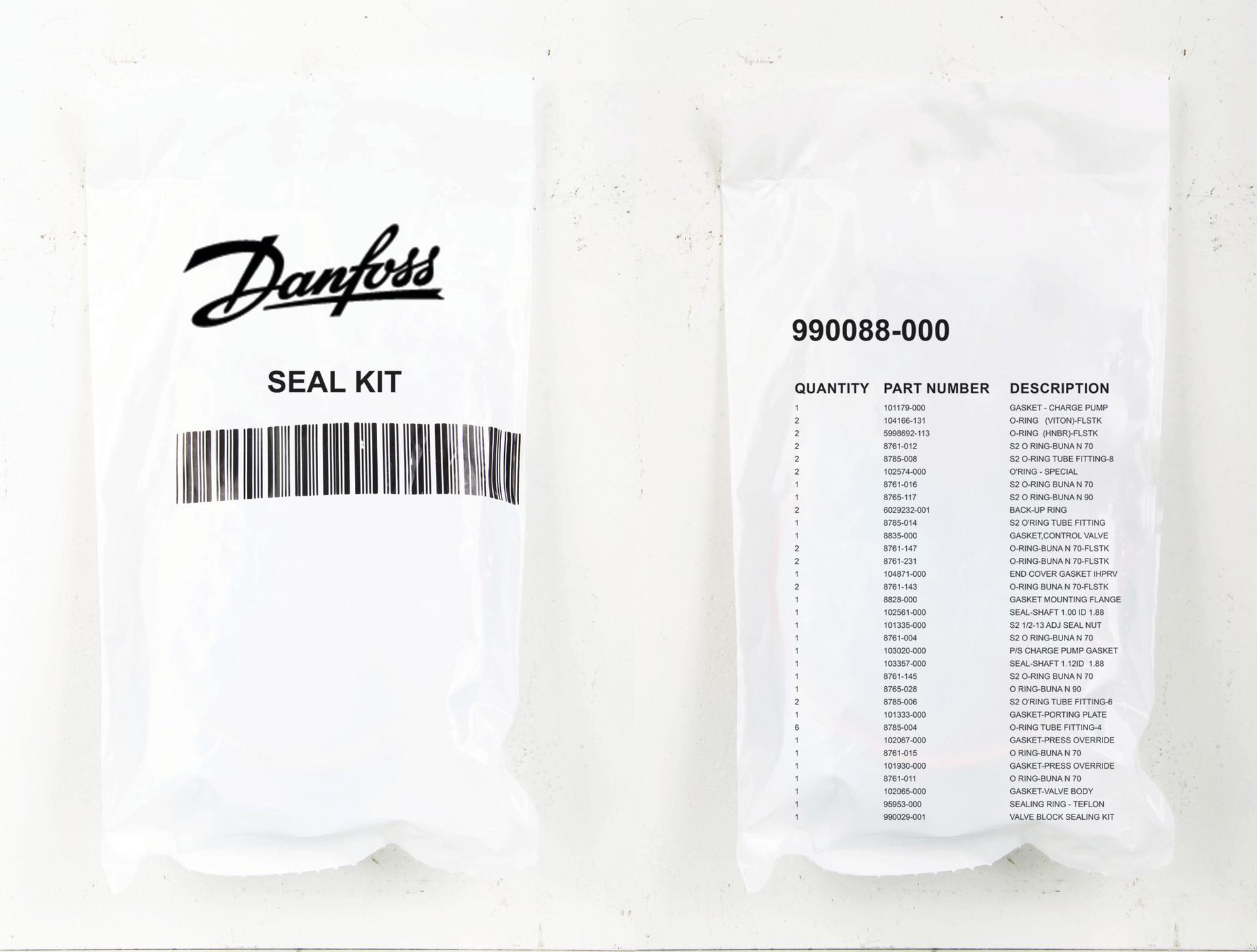 Danfoss Piston Pump Accessory Seal Kit 990088-000 (PACKAGE)