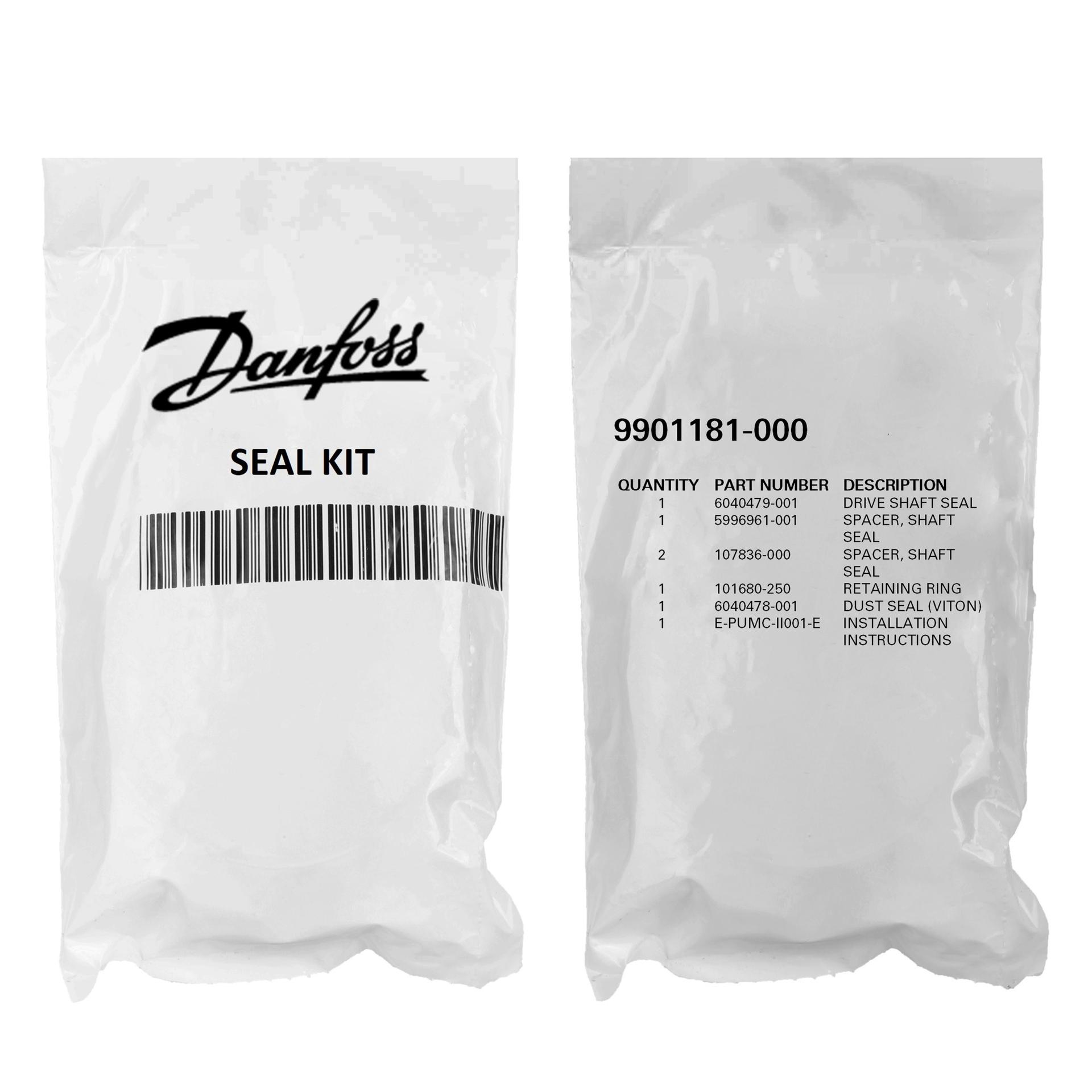 Danfoss Piston Pump Accessory Drive Shaft Seal Kit 9901181-000 (PACKAGE)