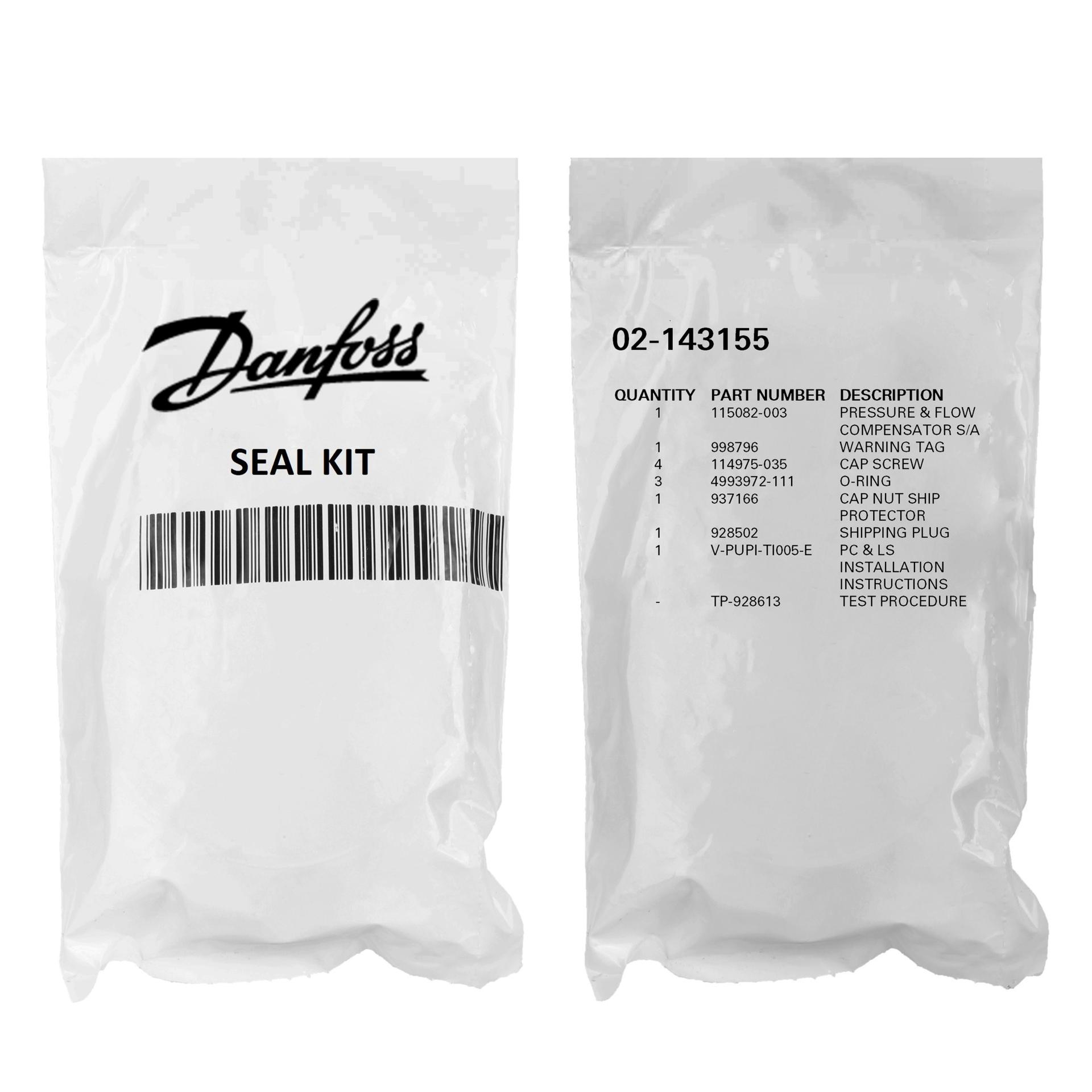 Vickers by Danfoss Piston Pump Accessory Pressure Compensator Kit 02-143155 (PACKAGE)