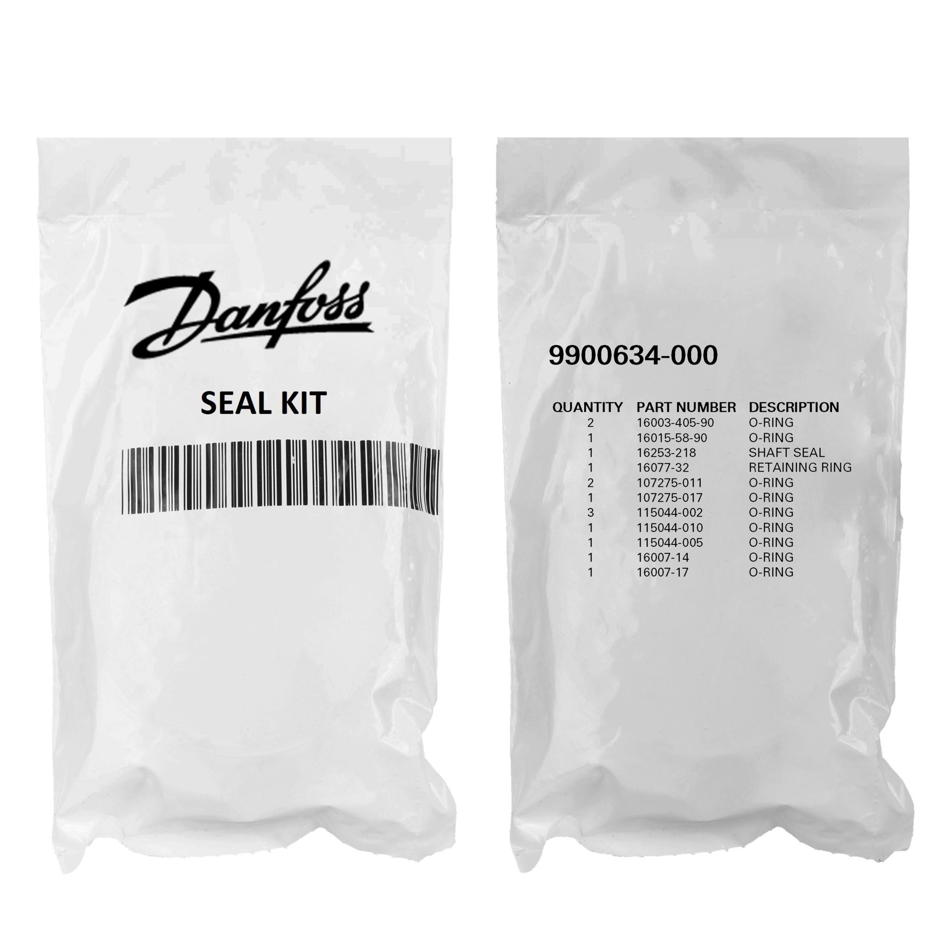 Danfoss Piston Pump Accessory Seal Kit 9900634-000 (PACKAGE)