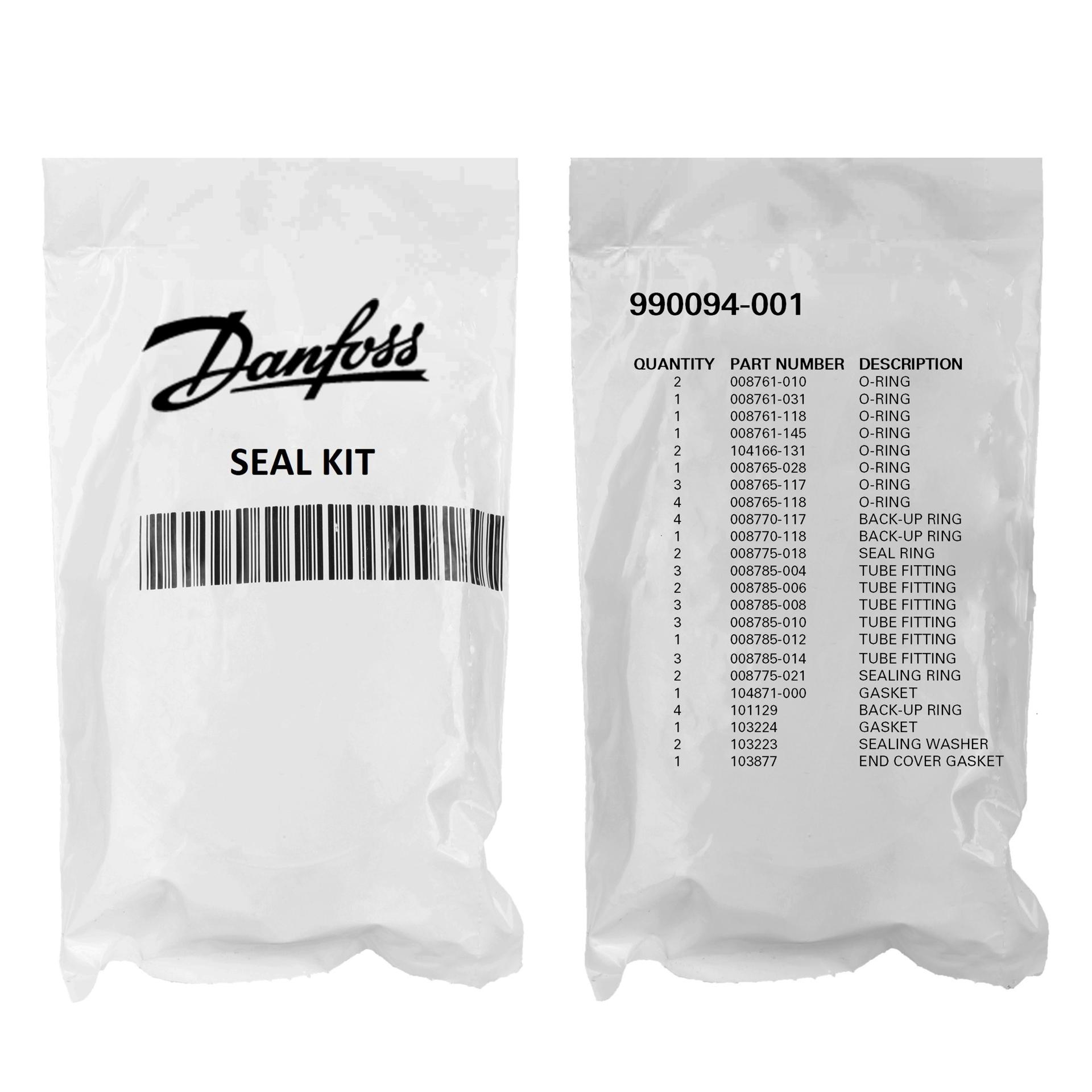 Danfoss Piston Pump Accessory Seal Kit 990094-001 (PACKAGE)