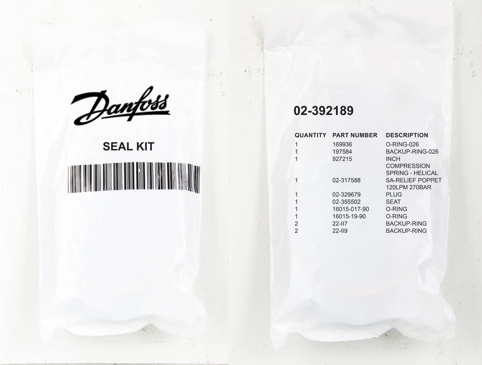 Vickers by Danfoss XPV16 Series Mobile Valves Accessories Seal Kit 02-392189 (PACKAGE)