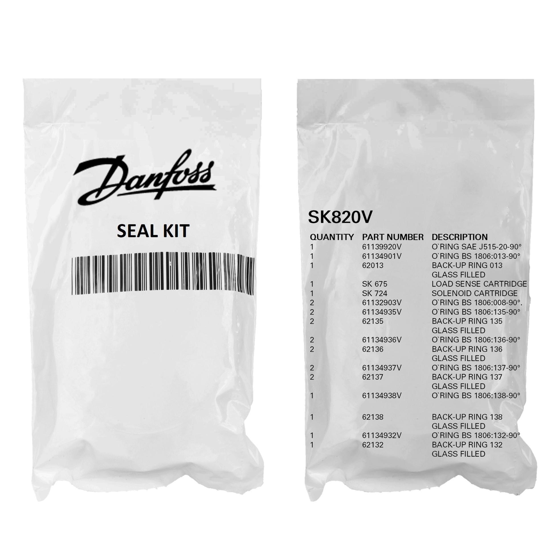 Vickers by Danfoss Spare Part Seal Kit SK820V (PACKAGE)