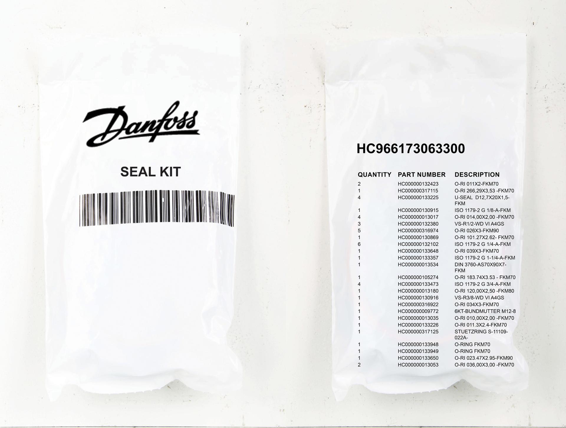 Danfoss Hydrokraft W Series Spare Part Seal KitHC966173063300 (PACKAGE)