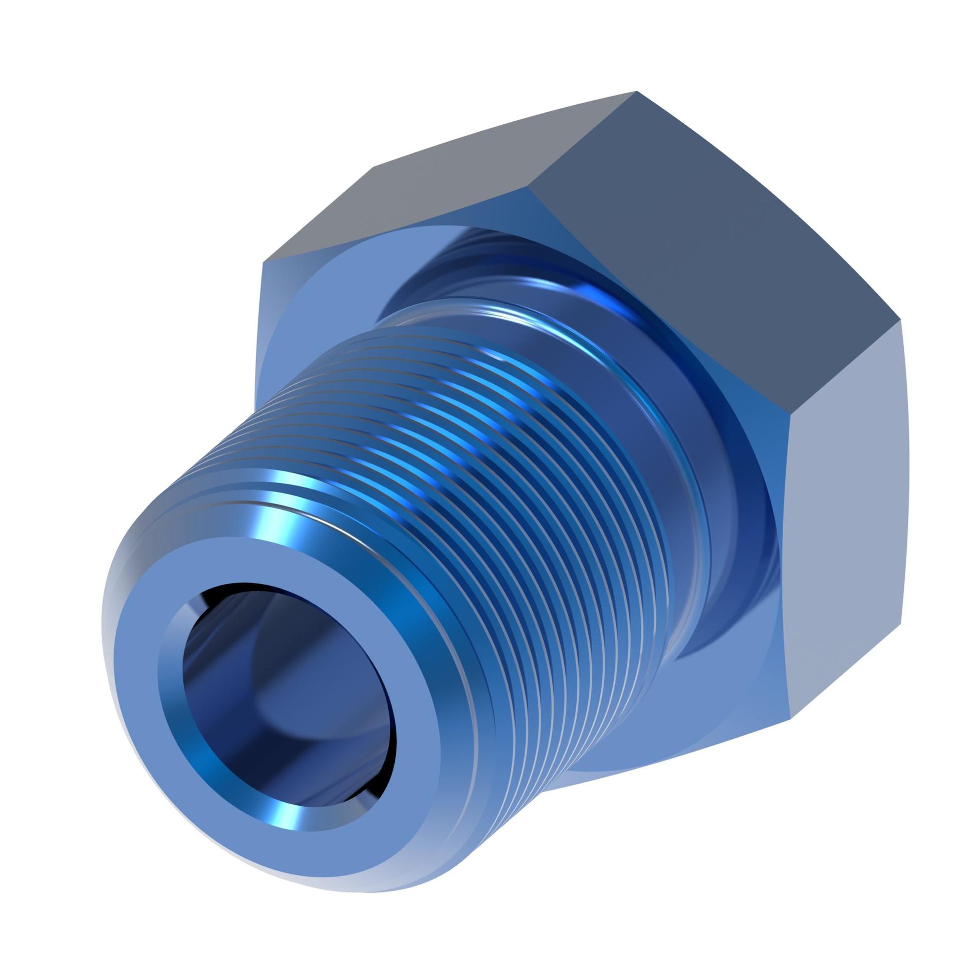 Straight Adapters FCM3722-Blue (RIGHT)