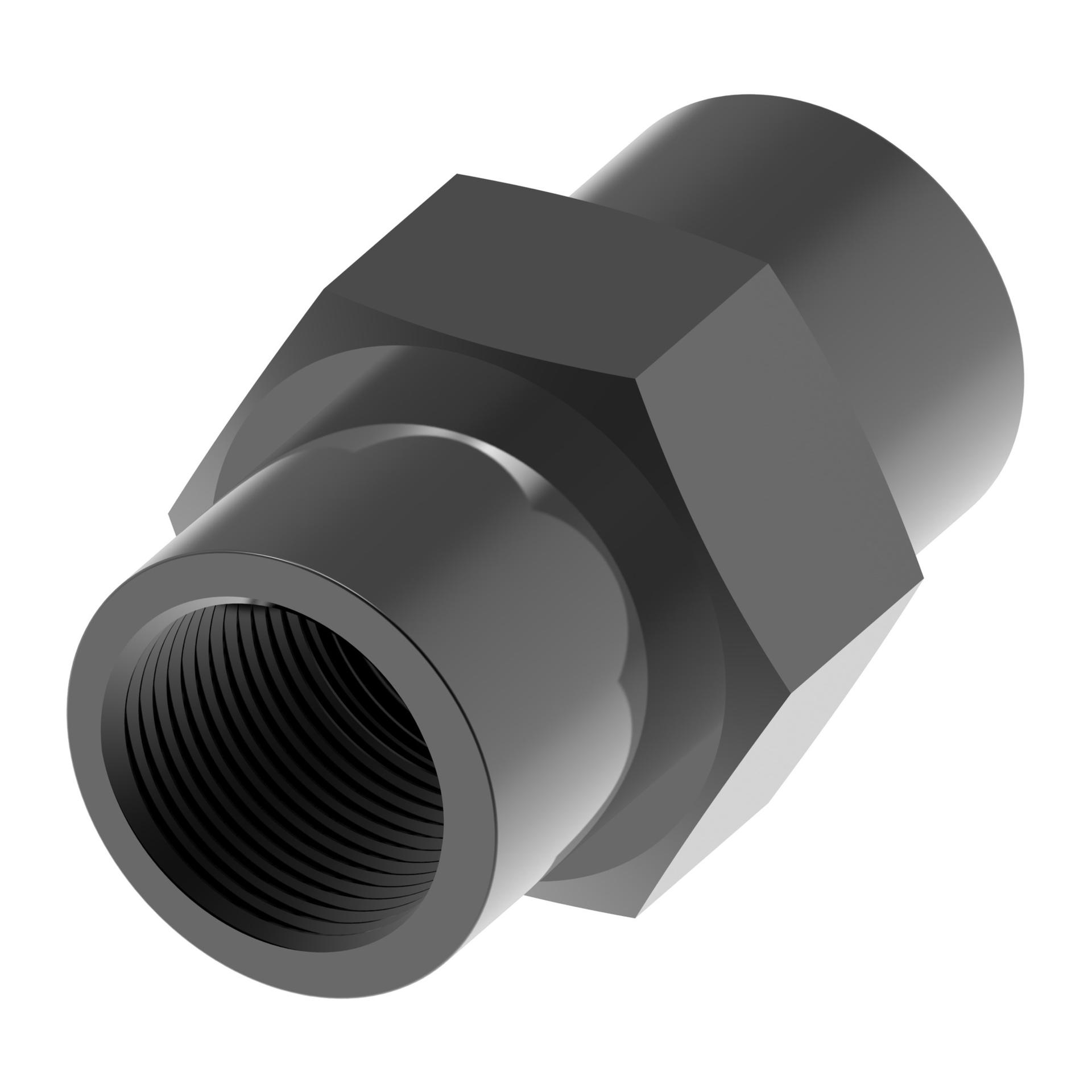 Straight Adapters FCM2129-Black (RIGHT)