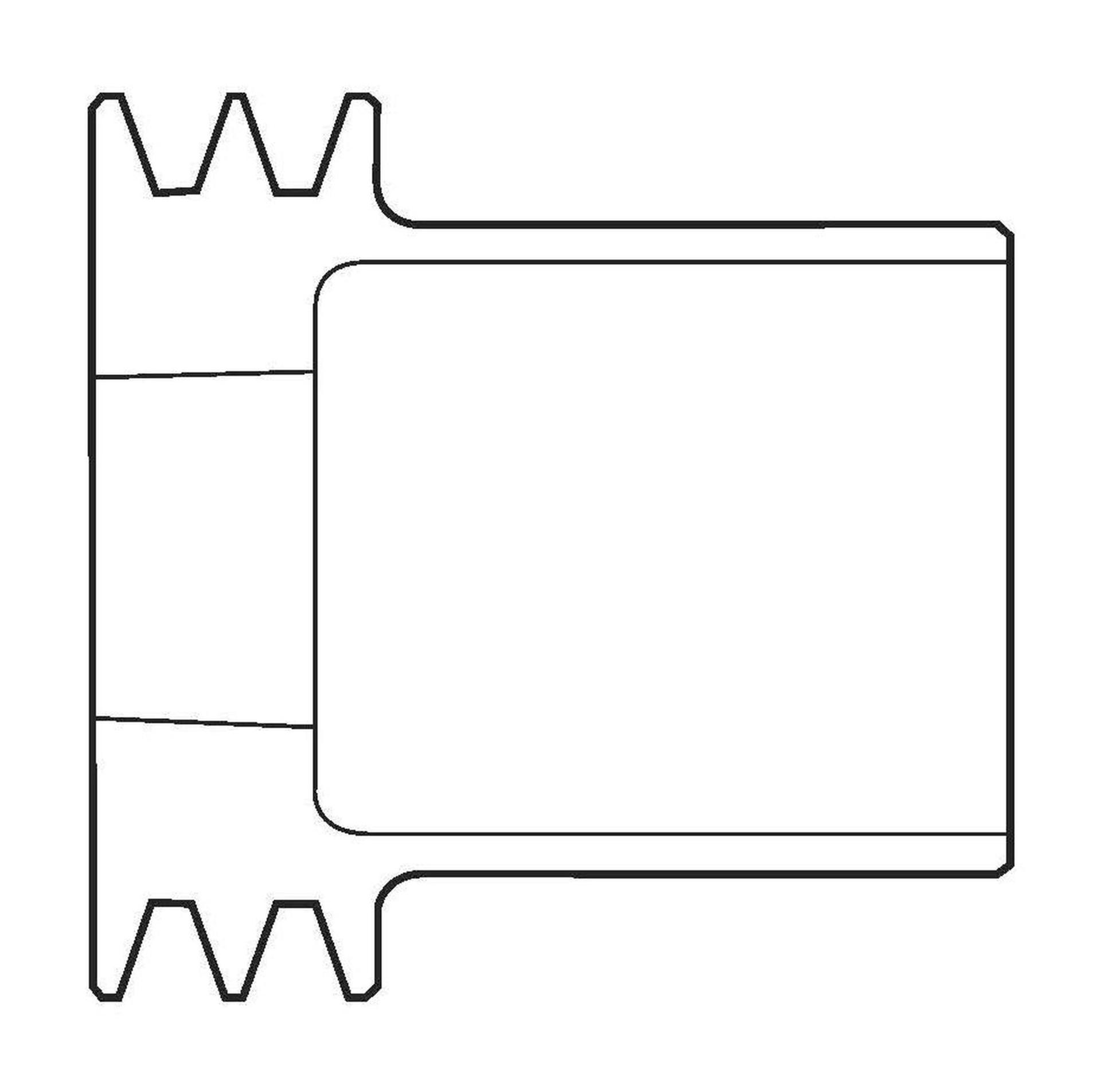 Danfoss Kits and Spare Parts Flange Drum 415014 (LEFT)