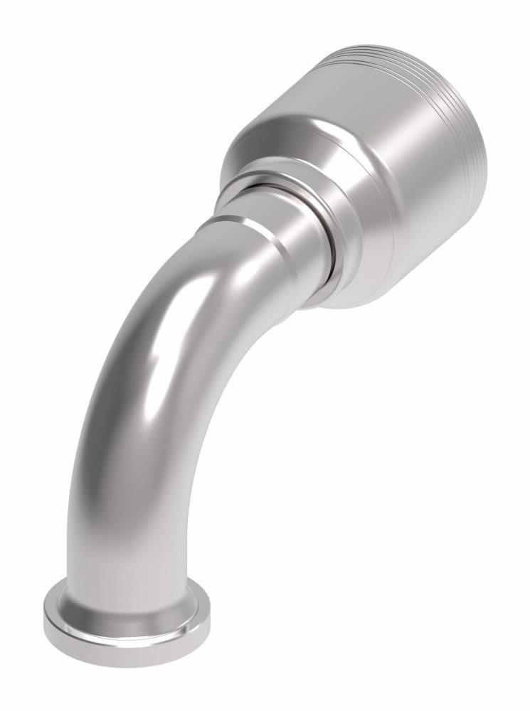 Danfoss 6S Series Crimp Hose Fittings SAE Code 61 Flange 90 Elbow 6SXXFLB20 (RIGHT)