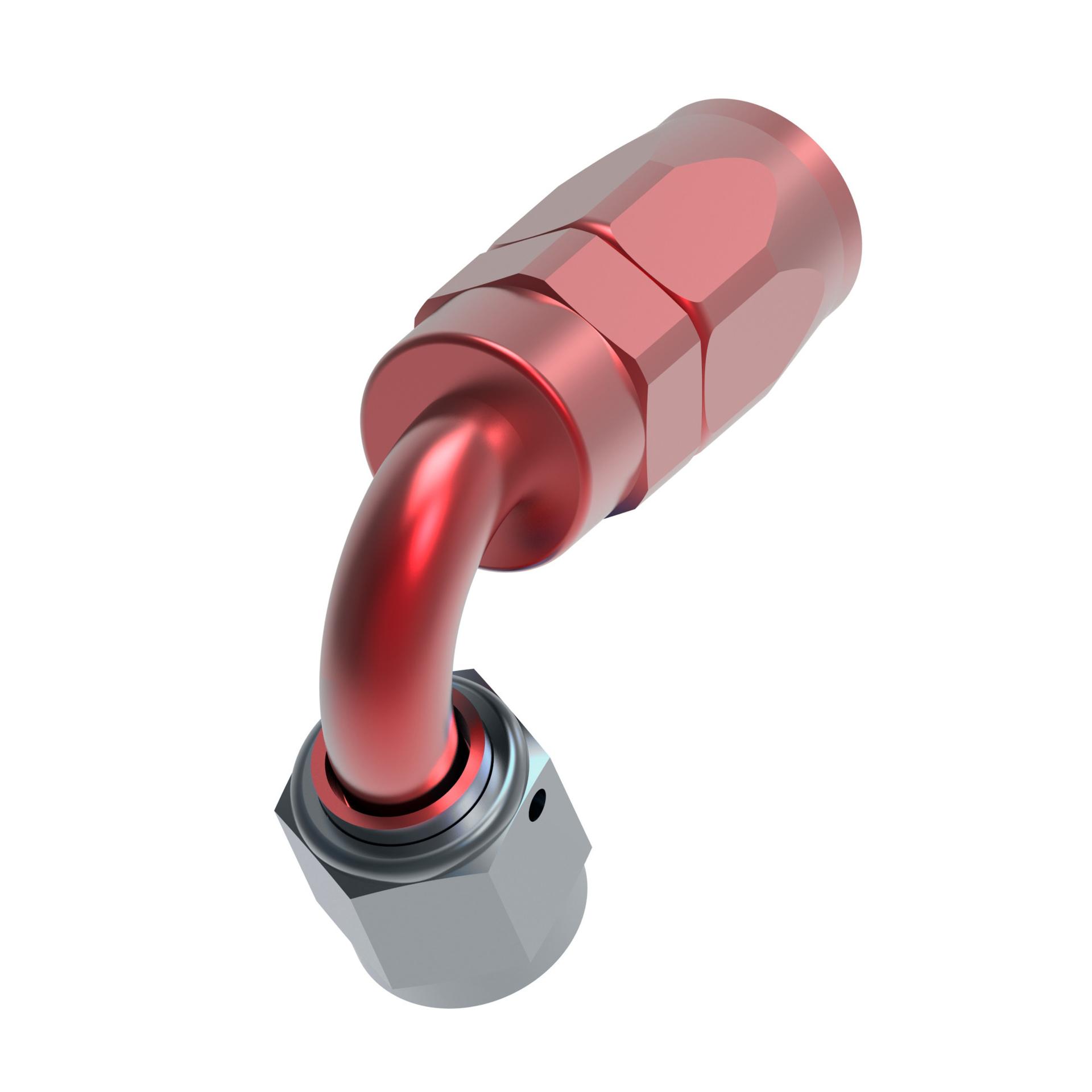 Aeroquip Performance by Danfoss Reusable Hose Fittings SAE 37° JIC/AN 120° Elbow Swivel FCM4042 (RIGHT)