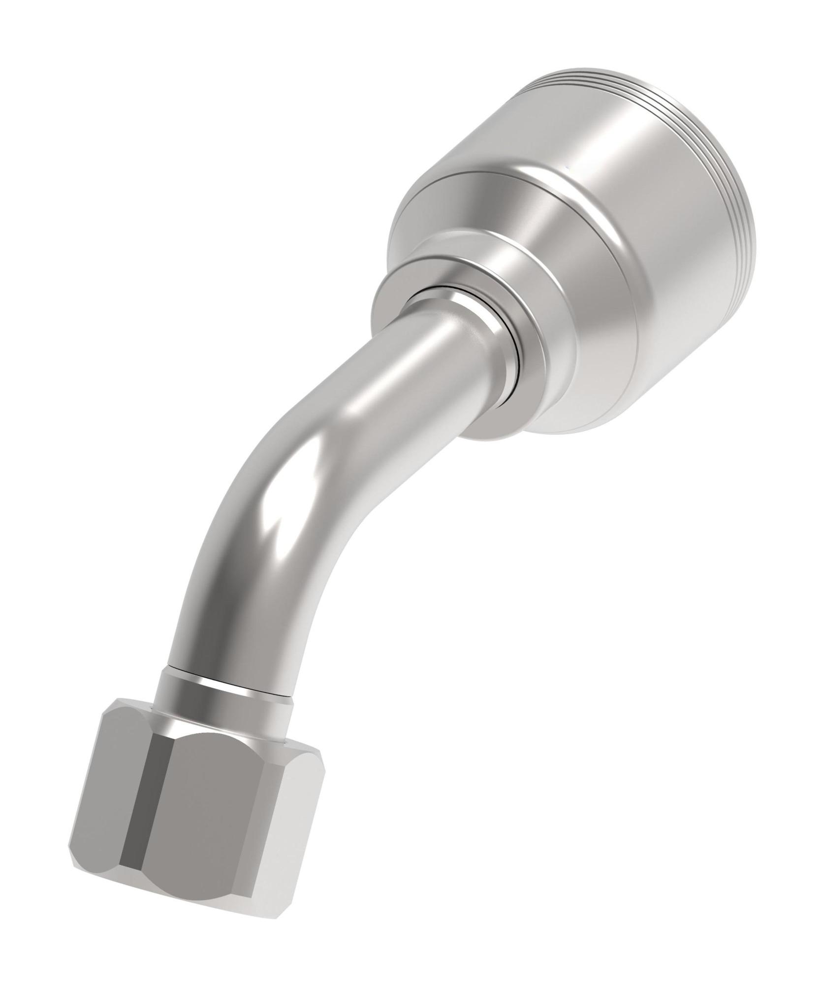 Danfoss 4S Series Crimp Hose Fittings Female JIC/37 Swivel 60 Elbow 4SAXXFJG12 (RIGHT)