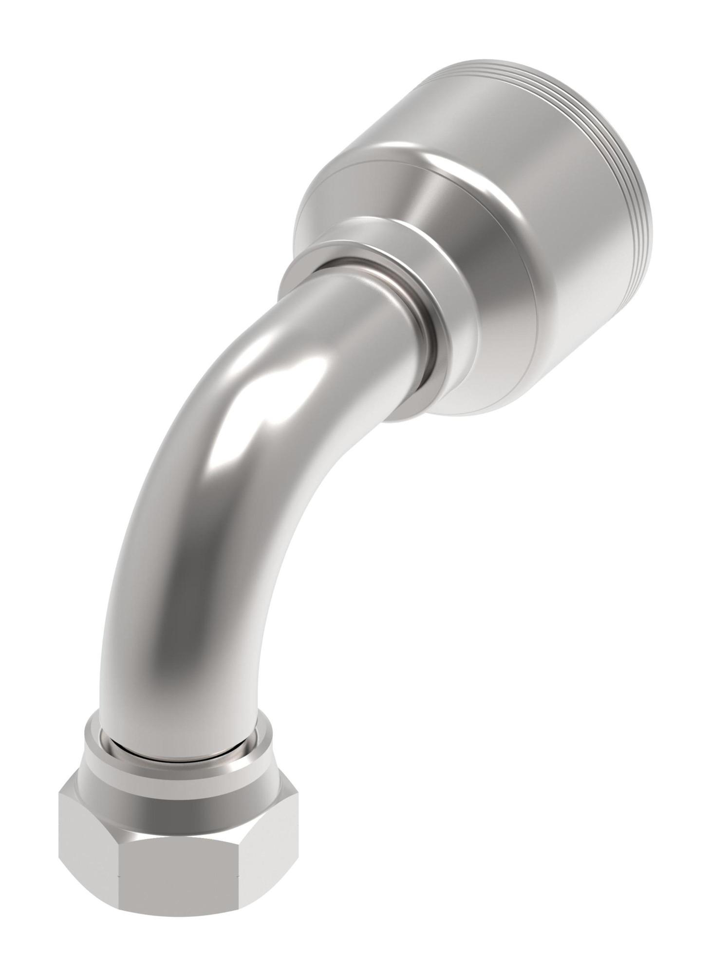 Danfoss 4S Series Crimp Hose Fittings Female BSPP Swivel 60 Cone 90 Elbow 4SXXBFB12 (RIGHT)