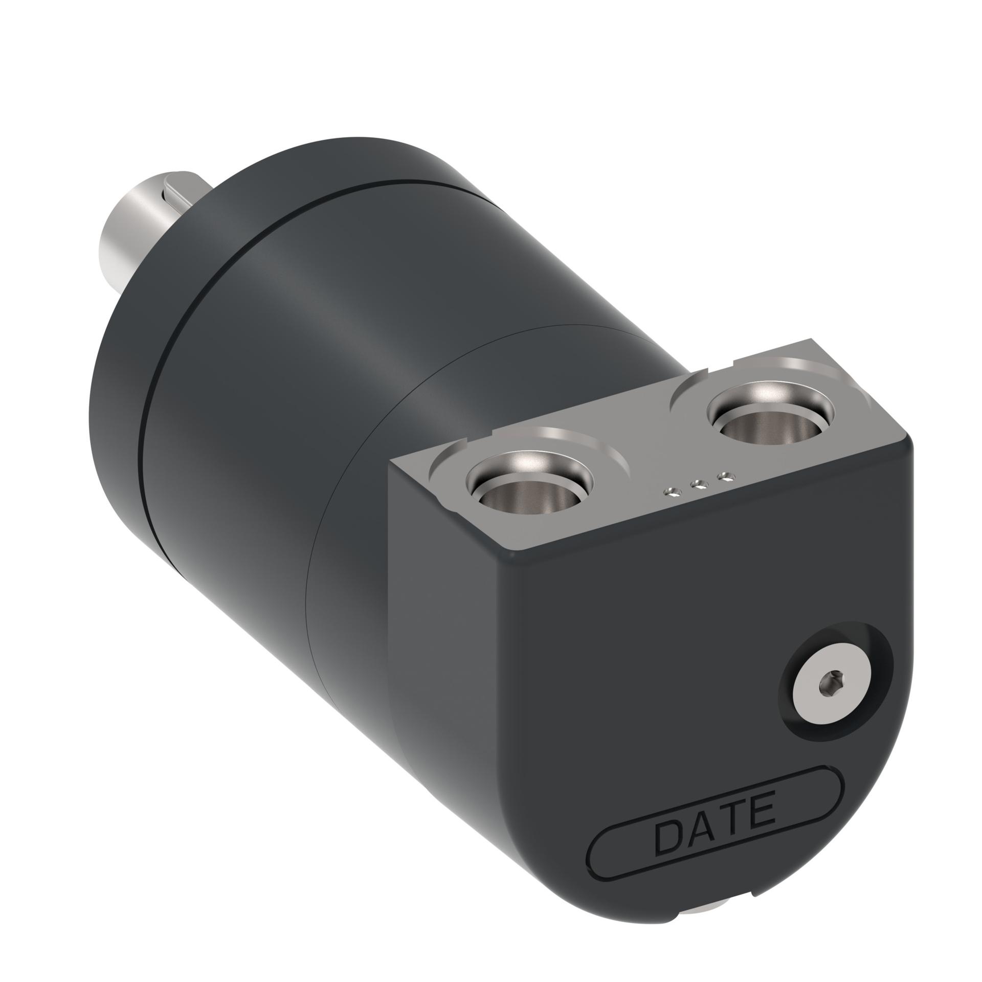 Danfoss Char-Lynn J series 5-bolt round_side port aligned (LEFT BACK)