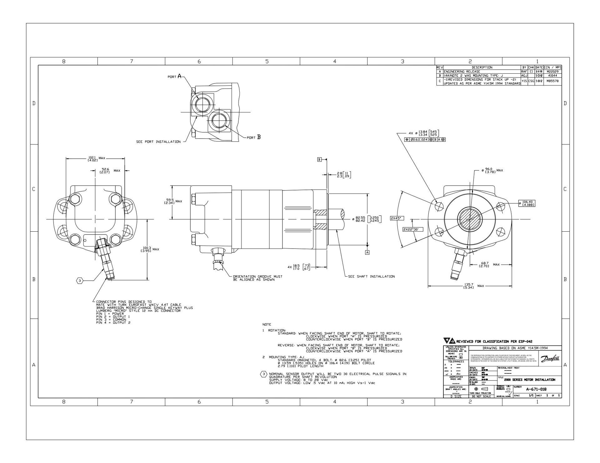 2000 Series - Motor Installation - AJ