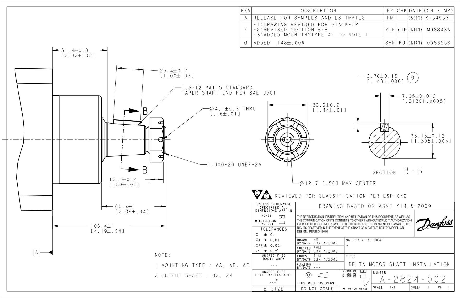 Delta Series - Shaft Installation - 02 and 24