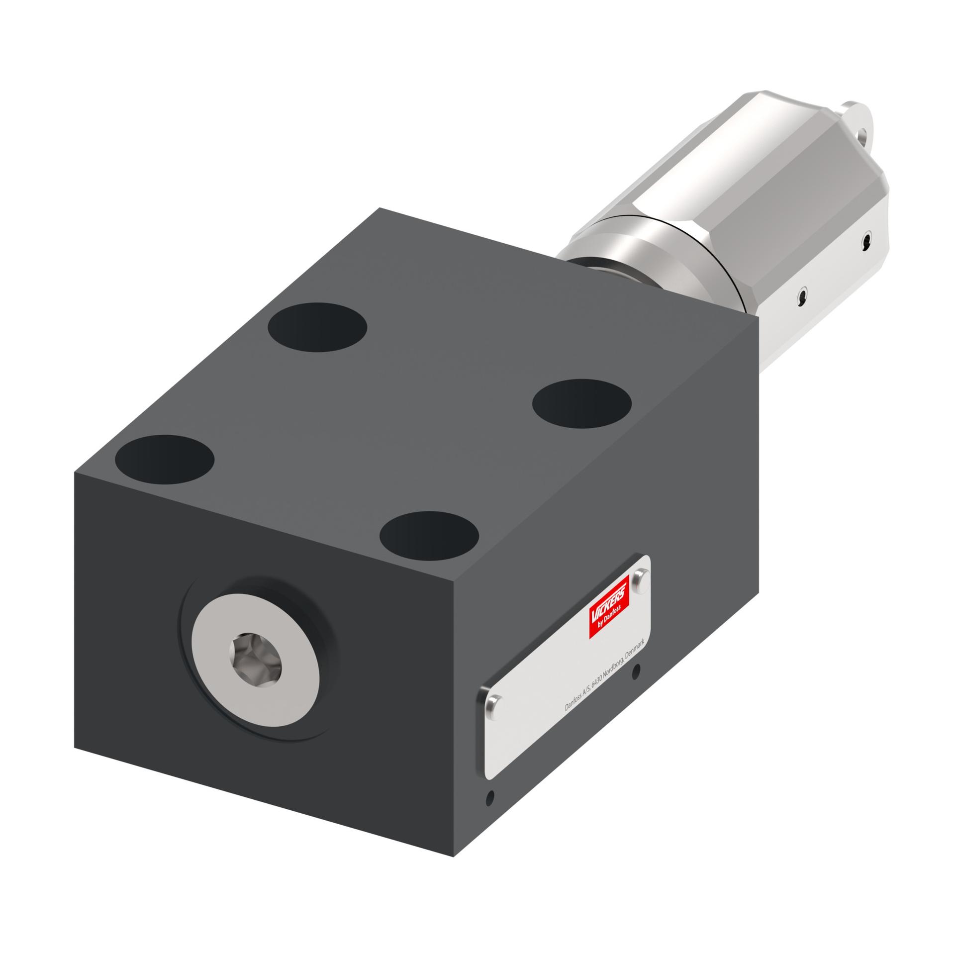 Slip-in cartridge valve pressure relief cover CVCS-16-C-30 (RIGHT)