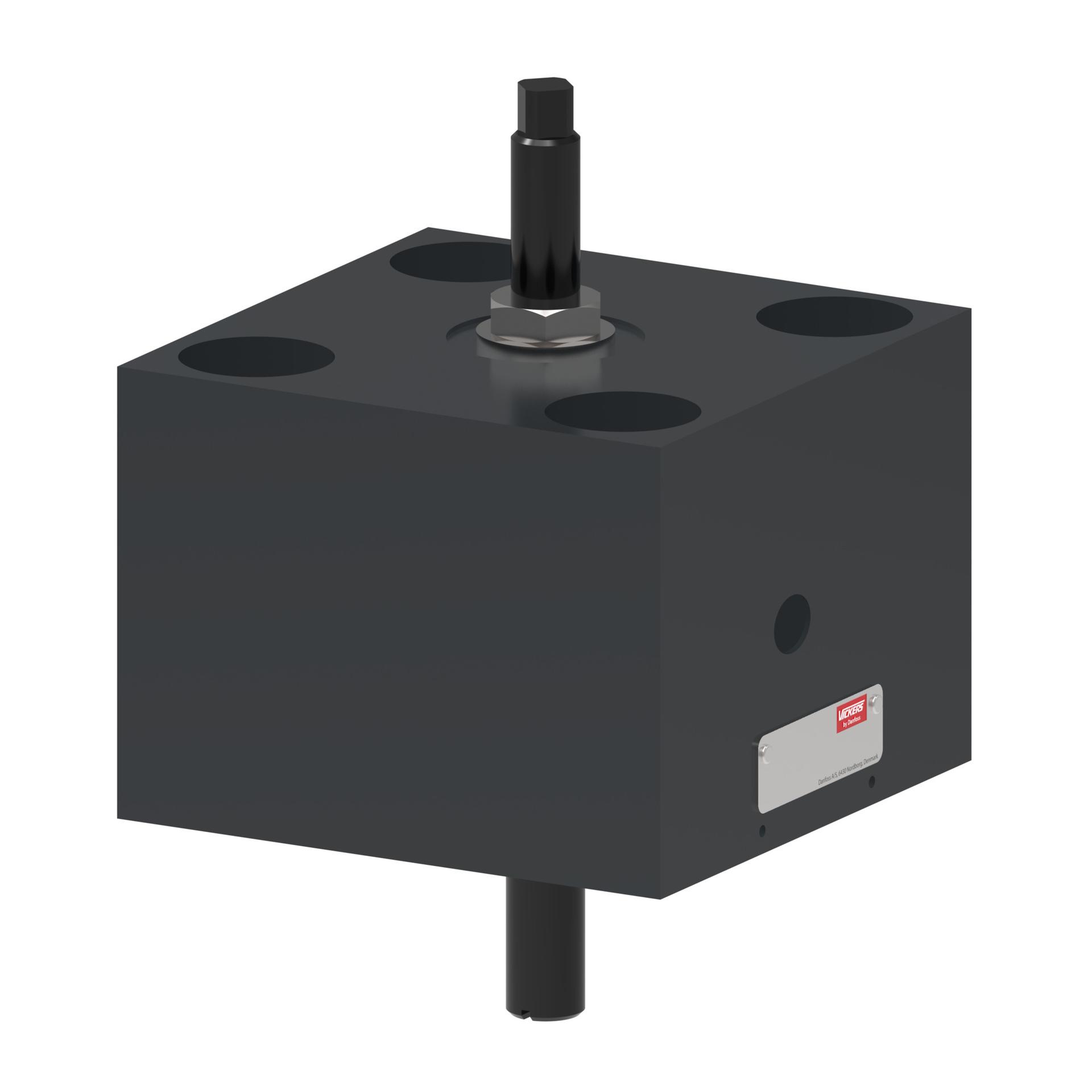 Slip-in cartridge valve stroke adjuster cover with size 03 pilot interface CVCS-40-A3-30 (RIGHT)