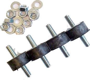 Receiver shock absorbers kit